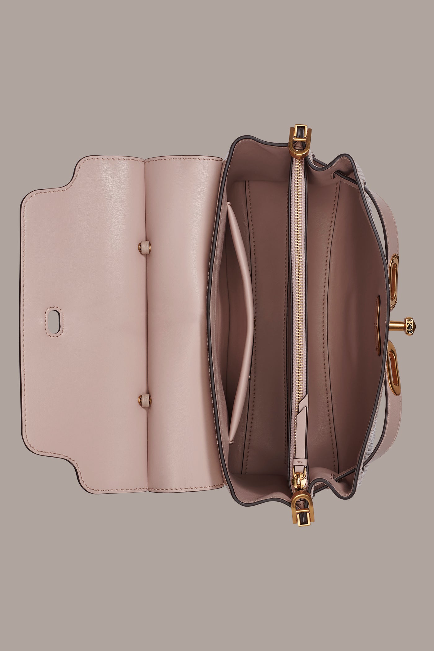 BRIDGEHAMPTON SNAKE-EFFECT LEATHER SATCHEL BAG VIEW 5 | Satchels