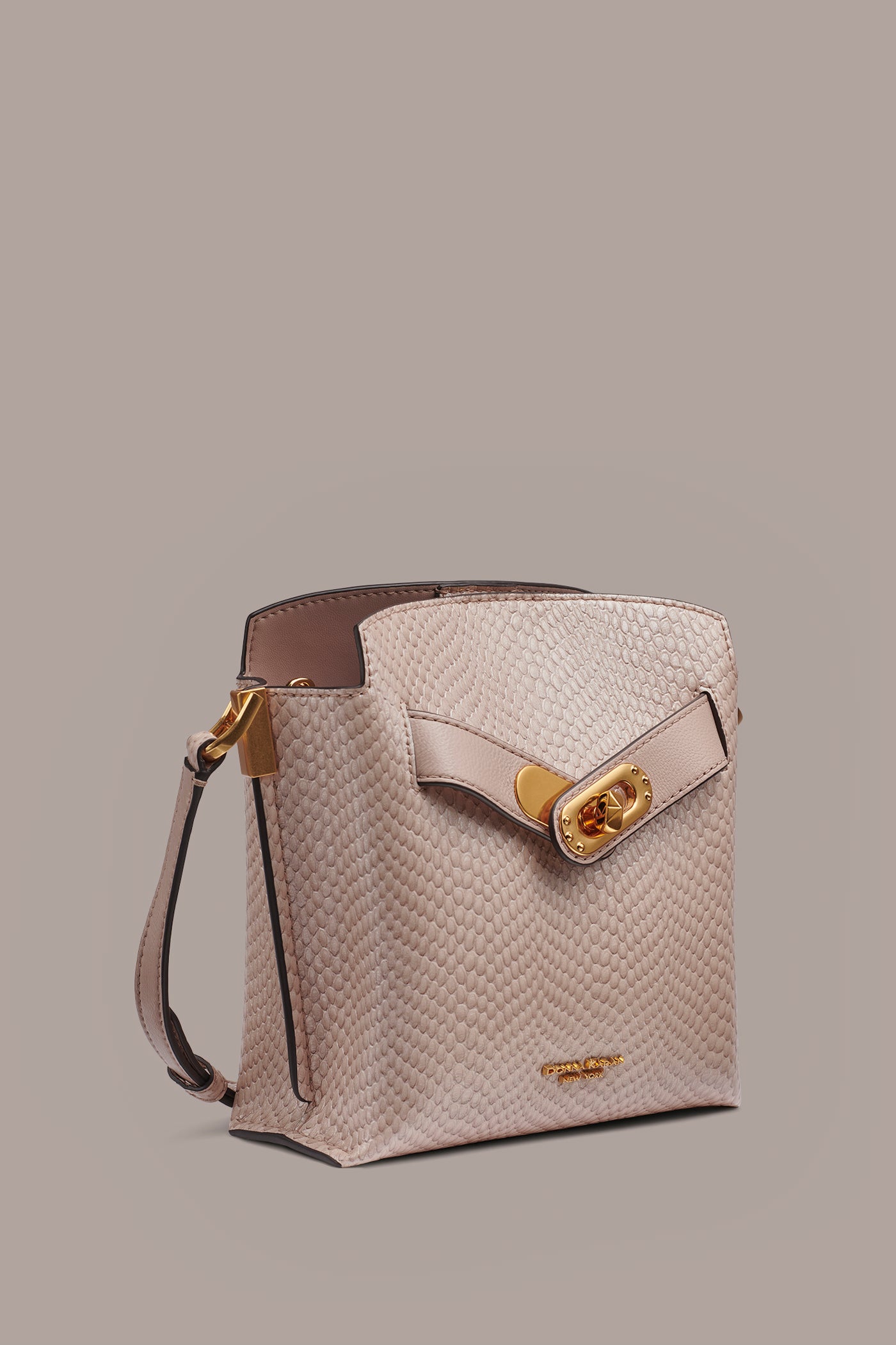 BRIDGEHAMPTON SNAKE-EFFECT LEATHER CROSSBODY BAG VIEW 3 | BRIDGEHAMPTON