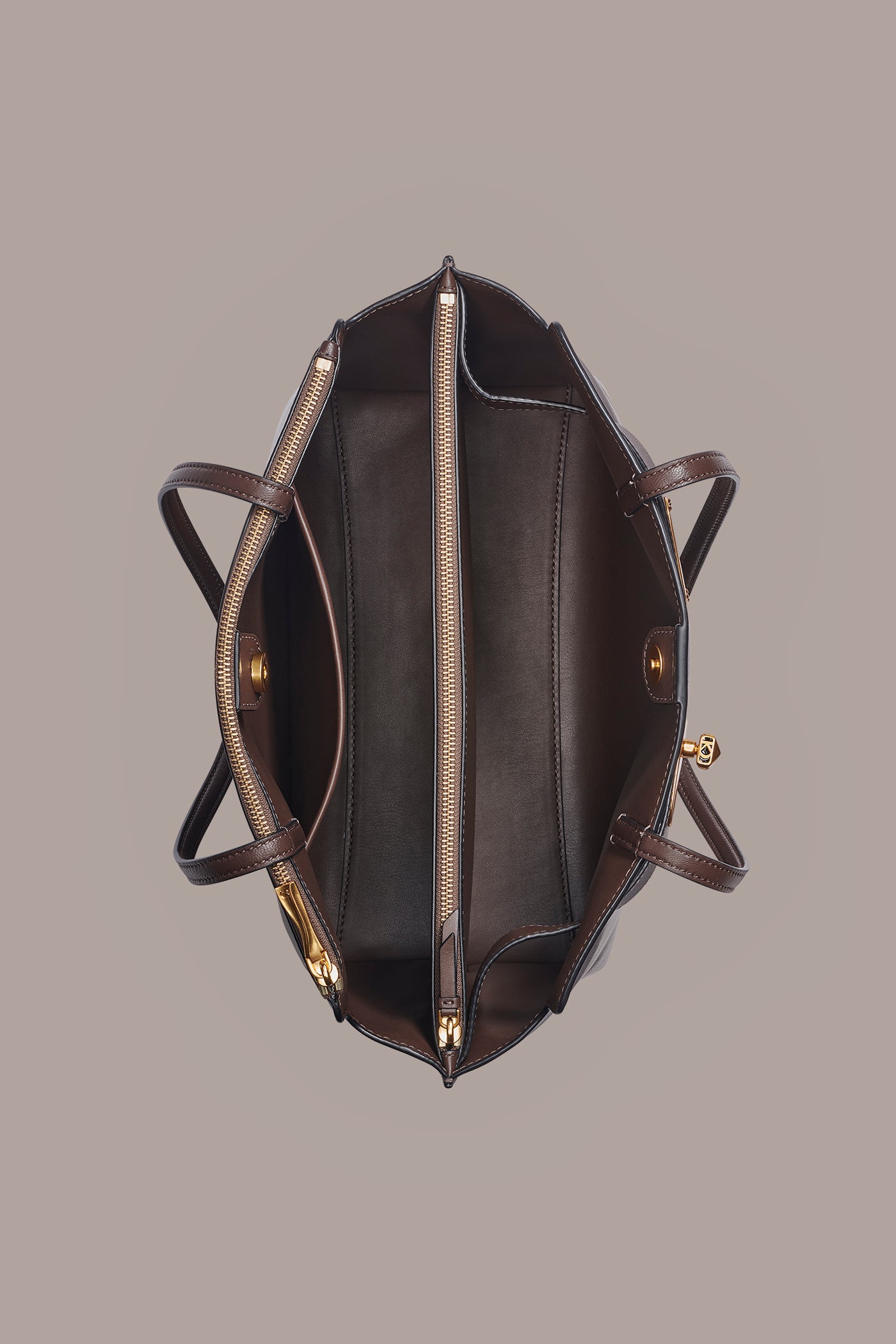 BRIDGEHAMPTON LEATHER TOTE VIEW 5 | BRIDGEHAMPTON