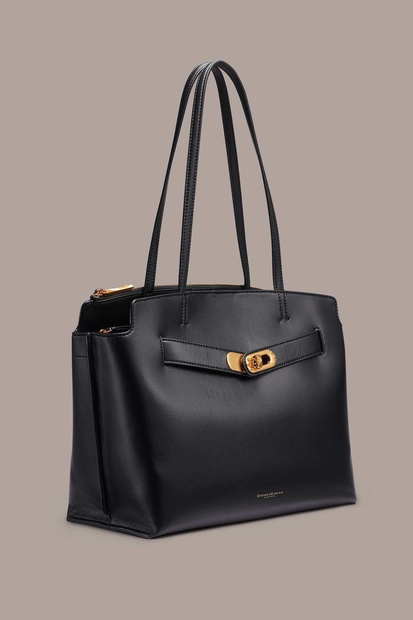 BRIDGEHAMPTON LEATHER TOTE VIEW 3 | BRIDGEHAMPTON