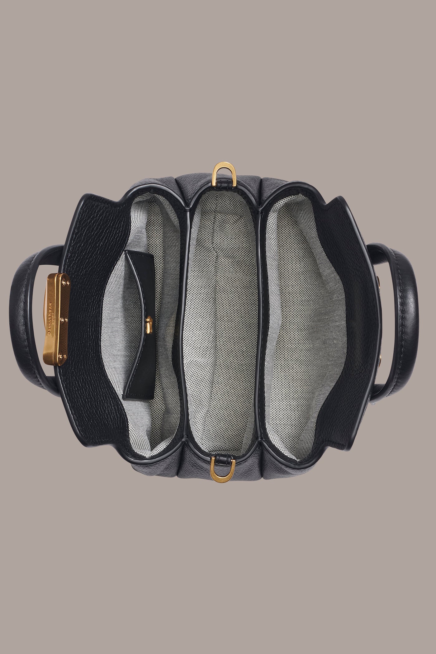 AMAGANSETT LEATHER MINI SATCHEL BAG VIEW 5