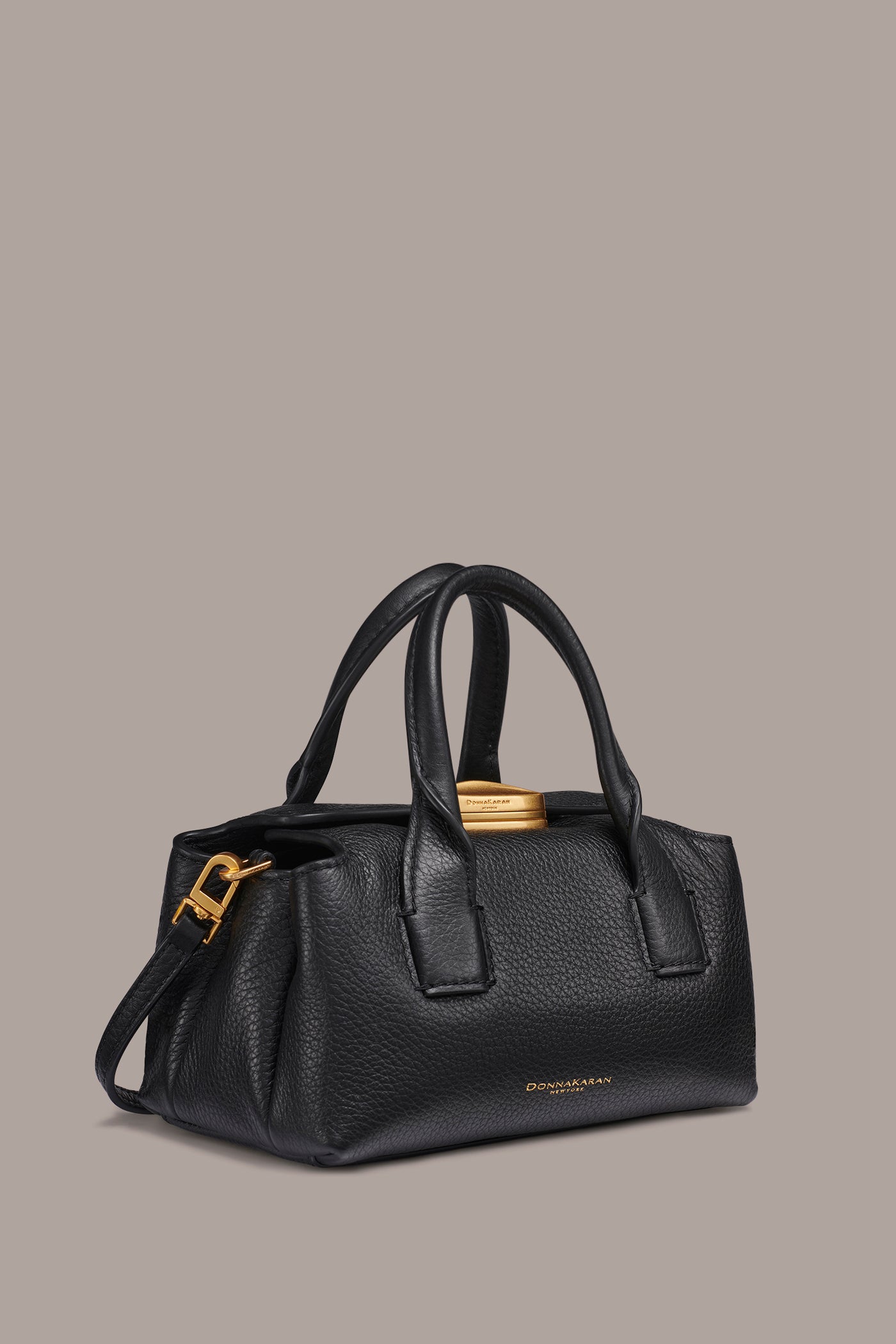 AMAGANSETT LEATHER MINI SATCHEL BAG VIEW 3