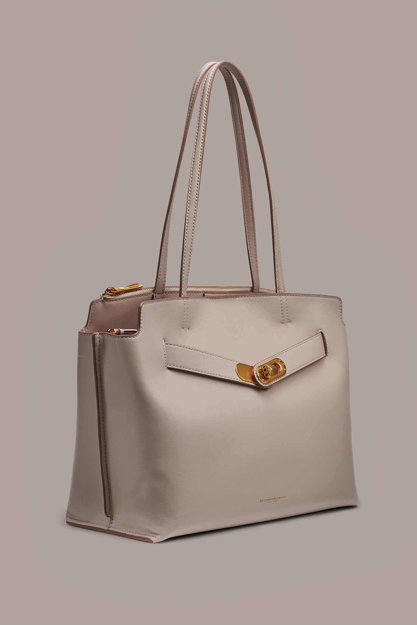 BRIDGEHAMPTON LEATHER TOTE VIEW 3 | BRIDGEHAMPTON