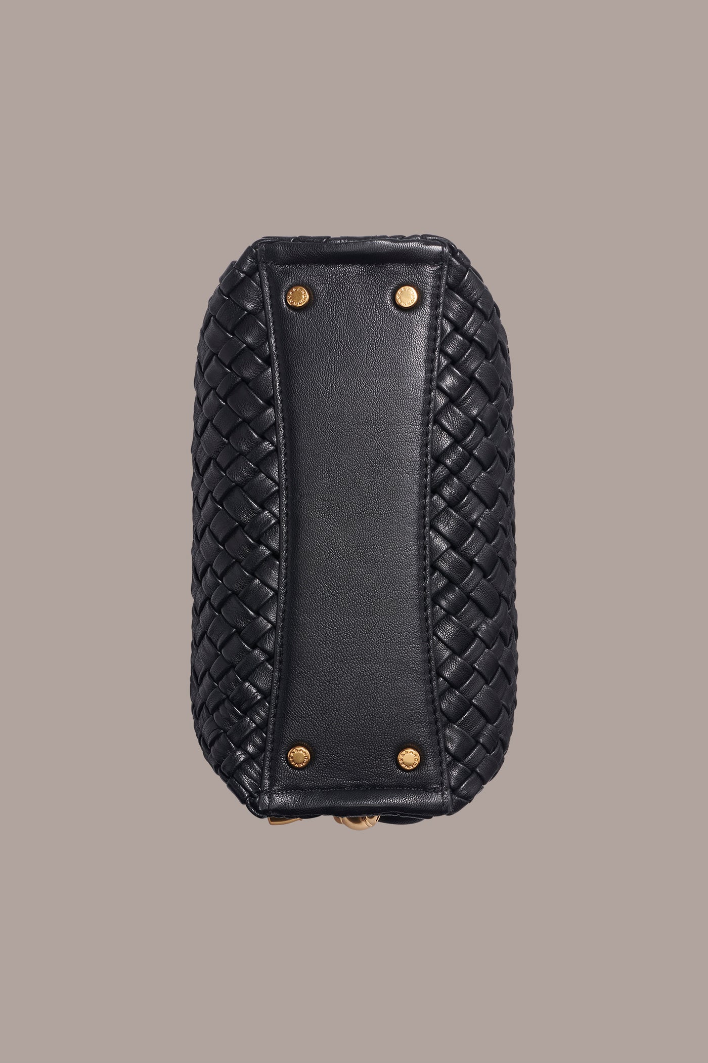 CASHMERE WOVEN LEATHER CROSSBODY BAG VIEW 5