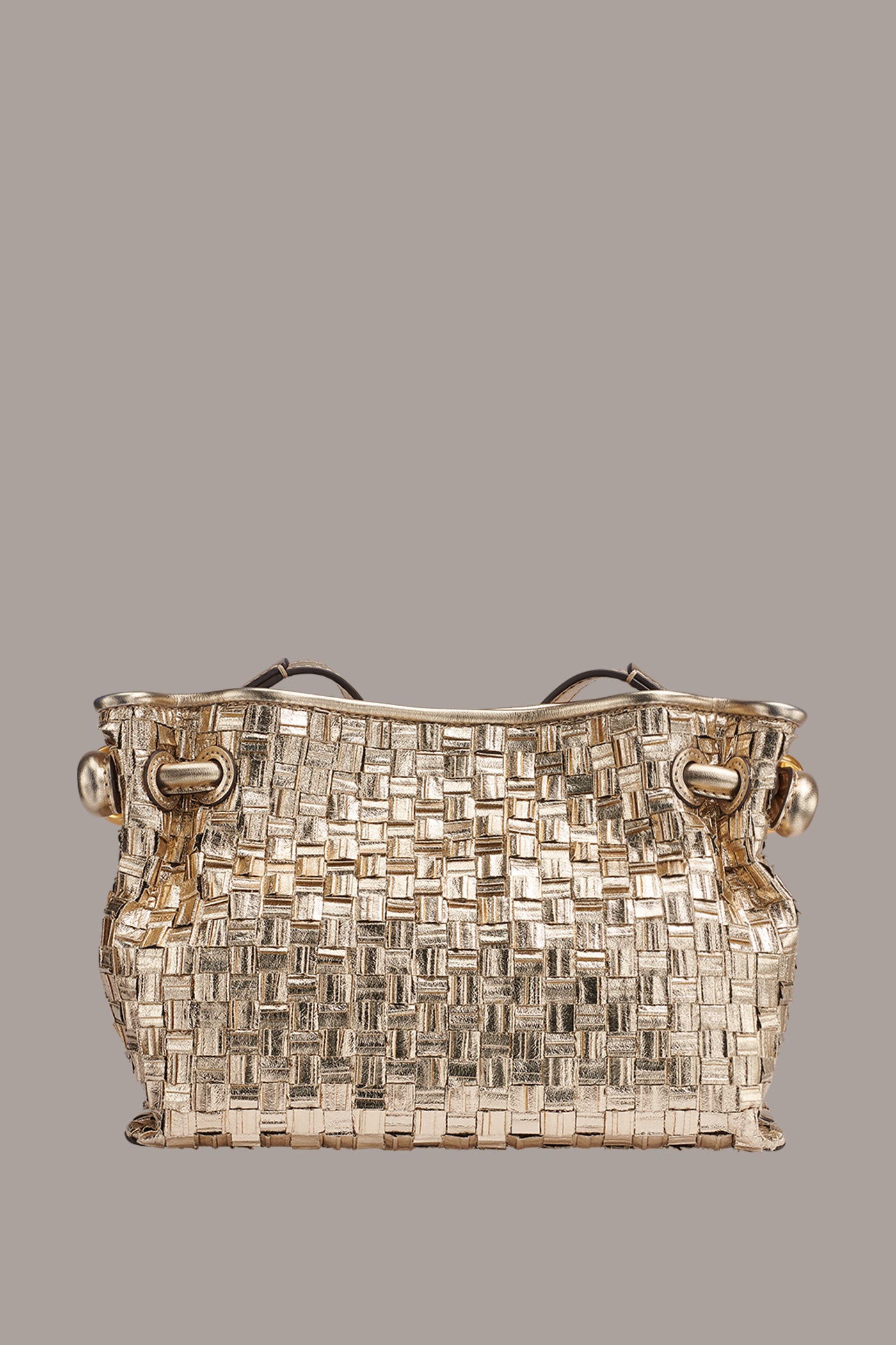 CASHMERE METALLIC BRAIDED CROSSBODY BAG VIEW 3 | Crossbody Bags