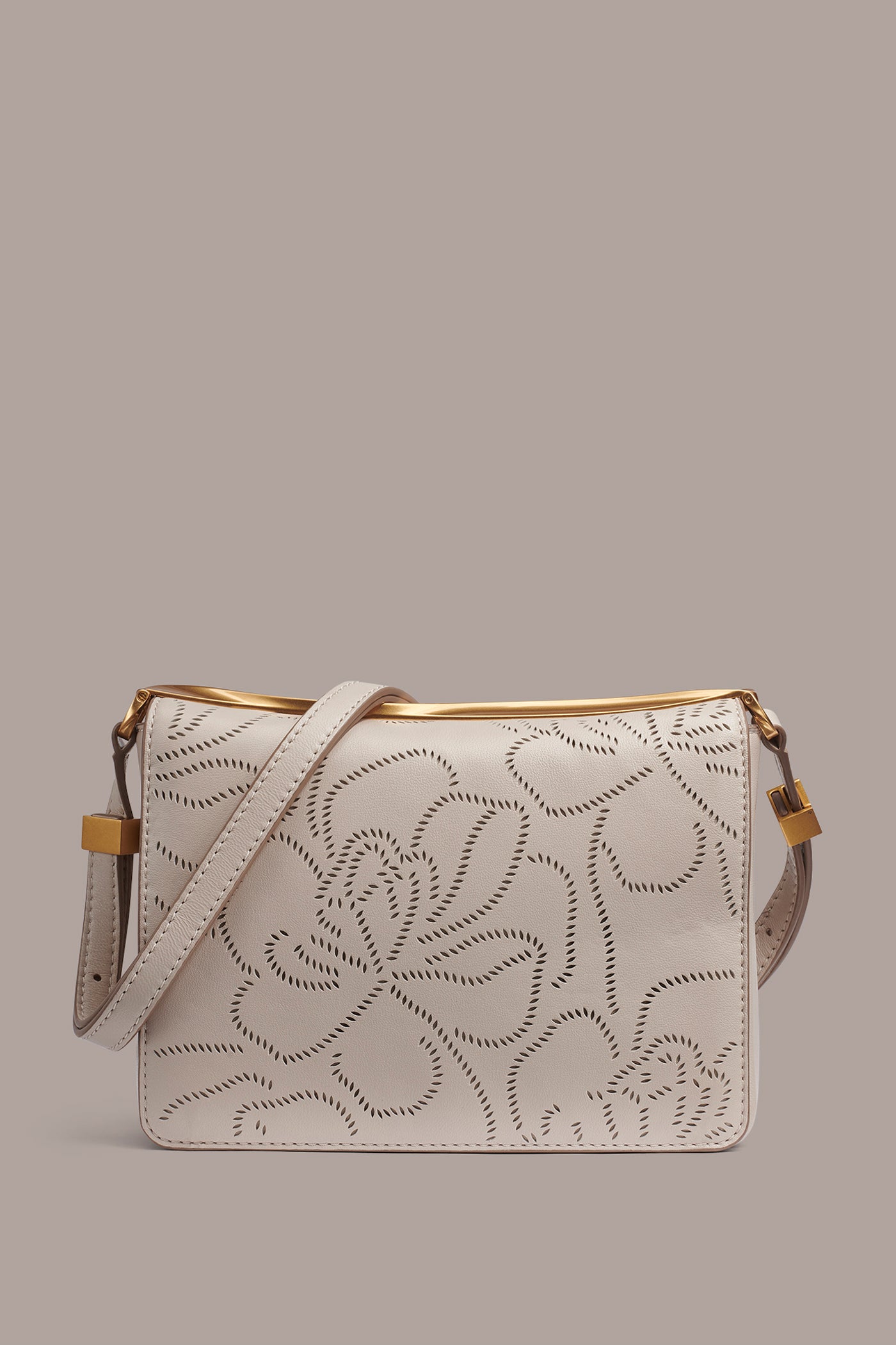 JERICHO FLORAL LEATHER SHOULDER BAG | View 1