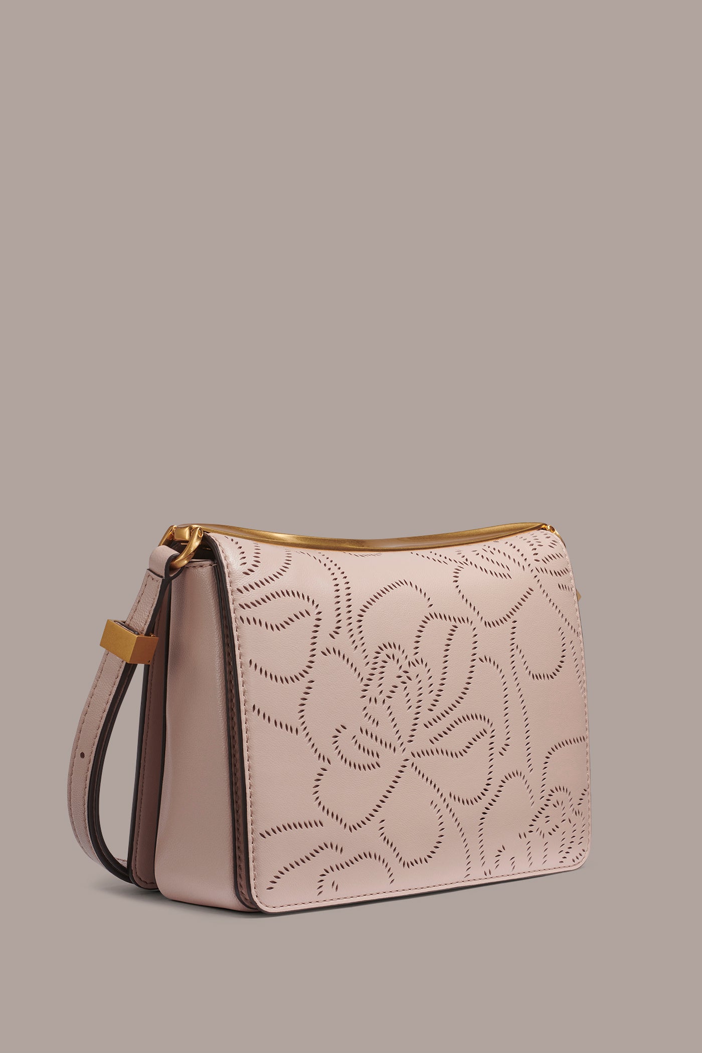 JERICHO FLORAL LEATHER SHOULDER BAG | View 2
