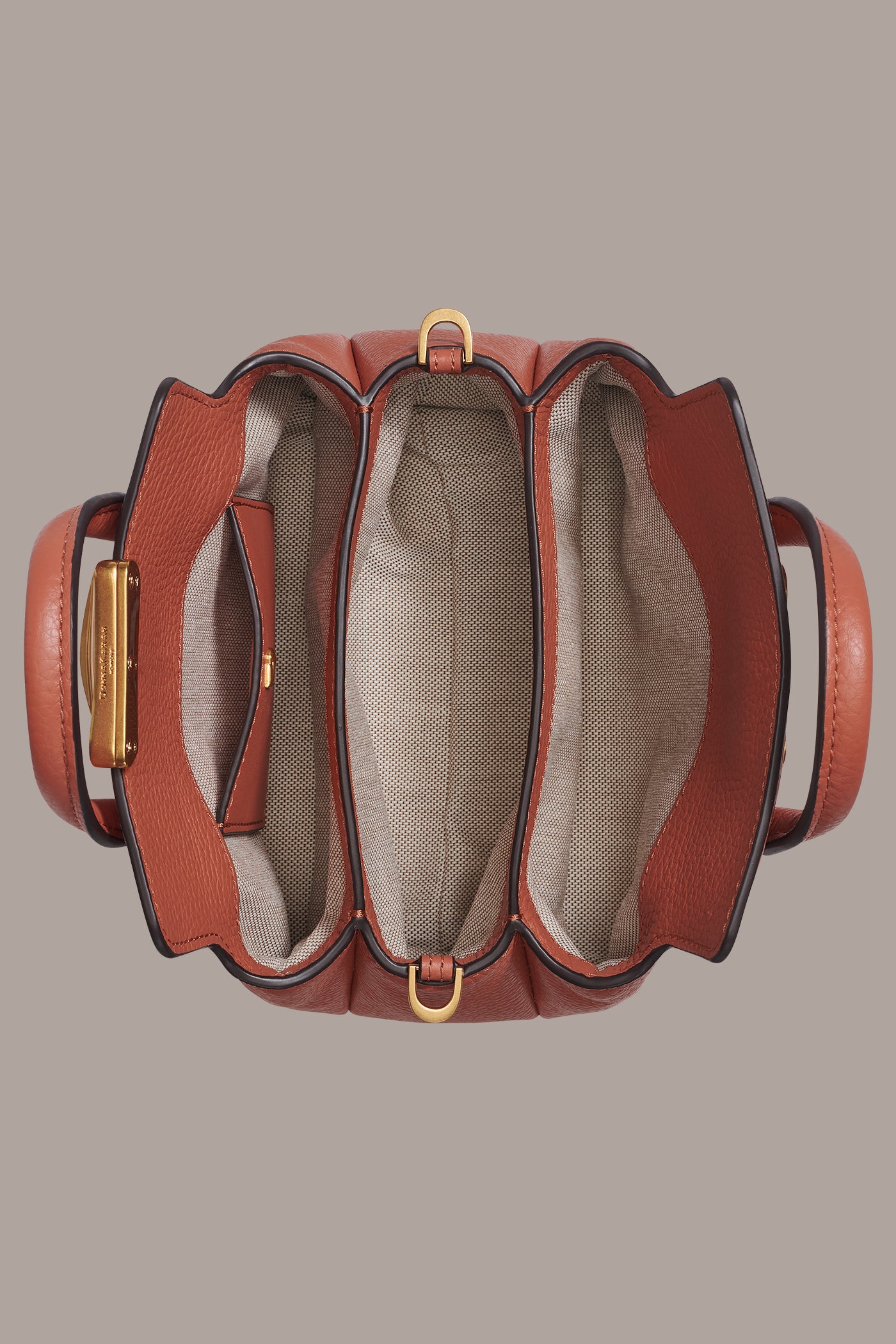 AMAGANSETT LEATHER MINI SATCHEL BAG VIEW 6