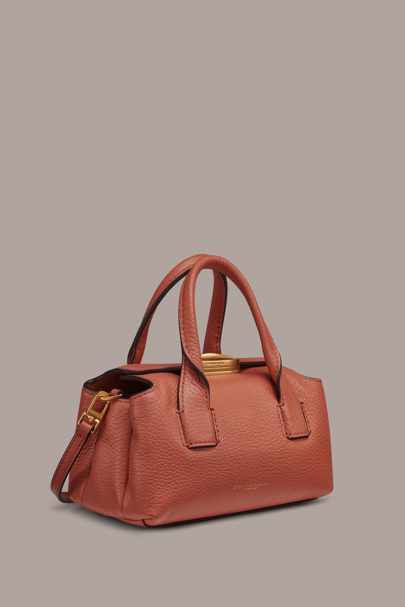 AMAGANSETT LEATHER MINI SATCHEL BAG VIEW 4