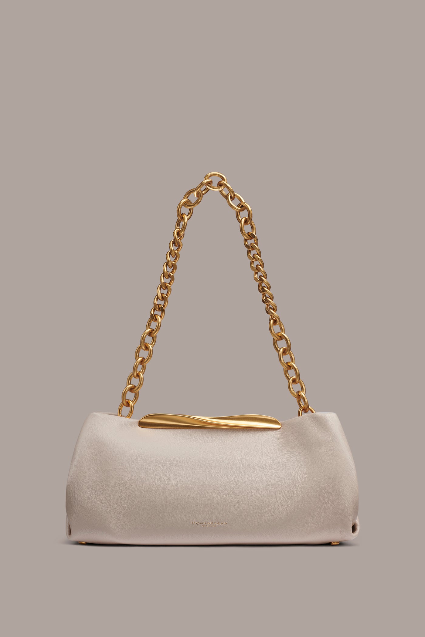 POPLIN LEATHER CLUTCH VIEW 1