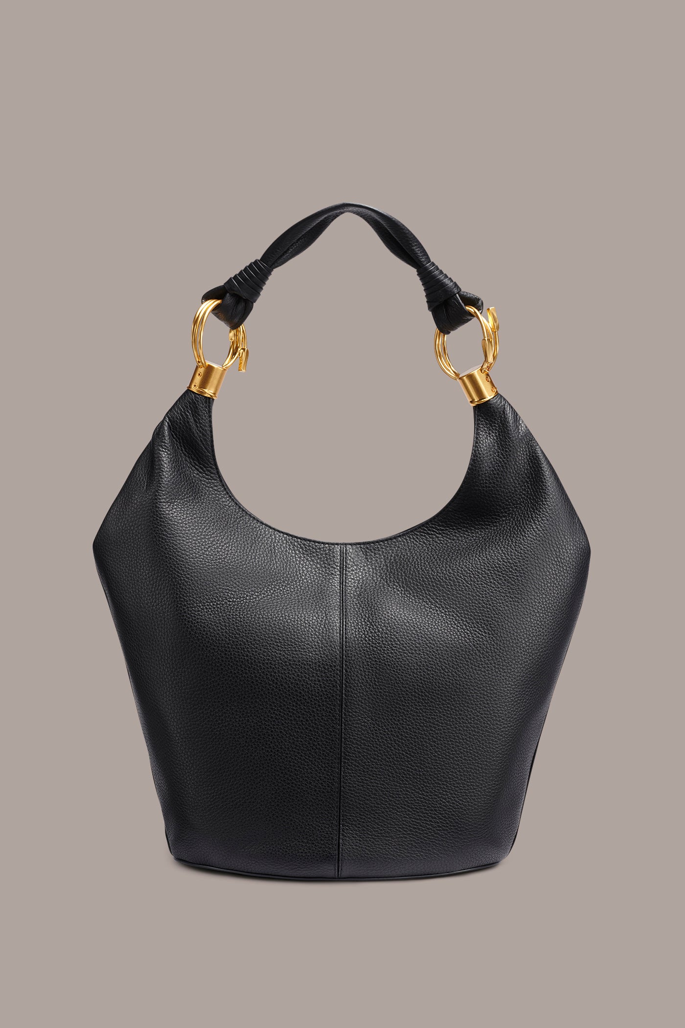 TARTAN LEATHER HOBO BAG | View 2 | Office Staples