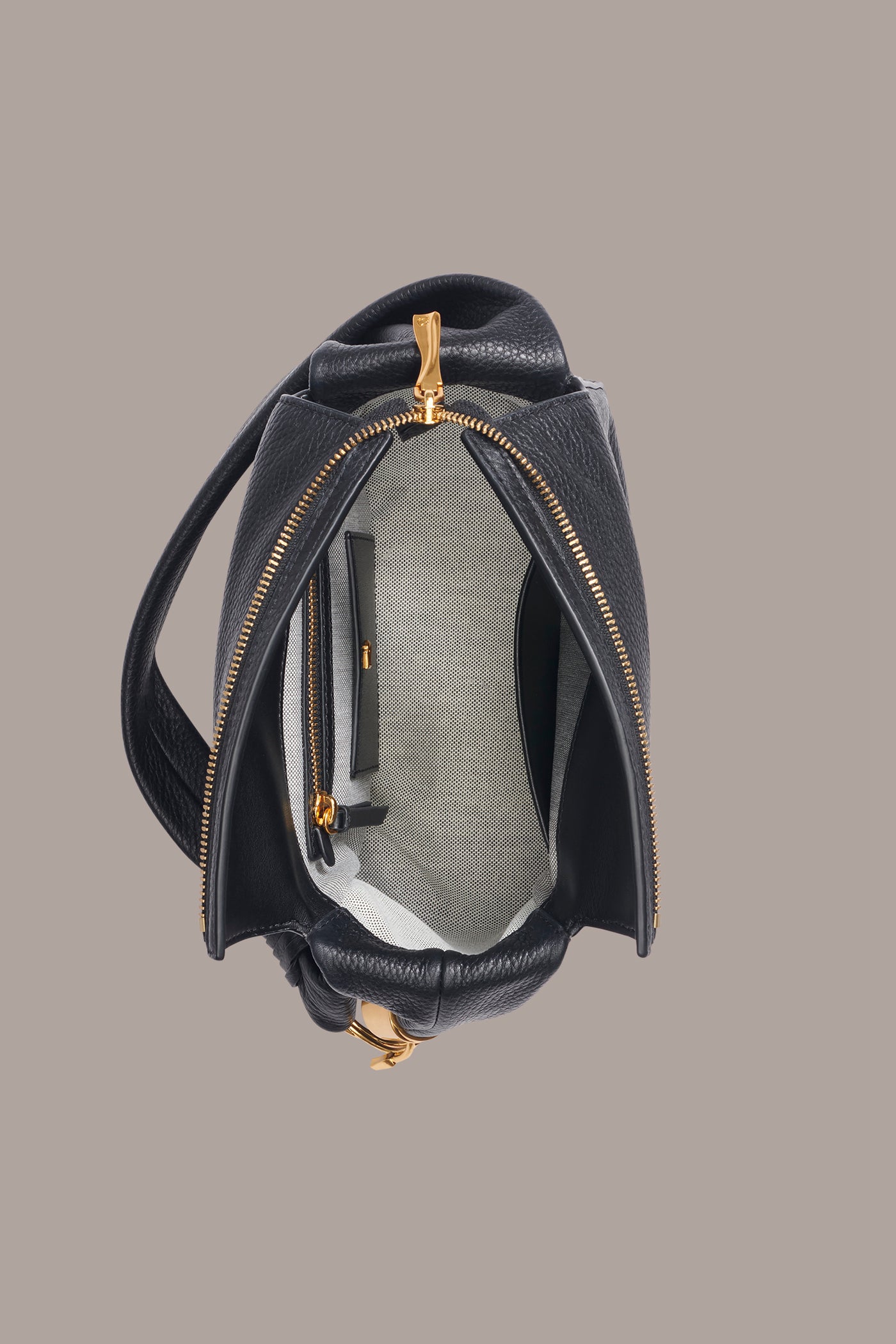 TARTAN LEATHER HOBO SHOULDER BAG VIEW 5 | All Products