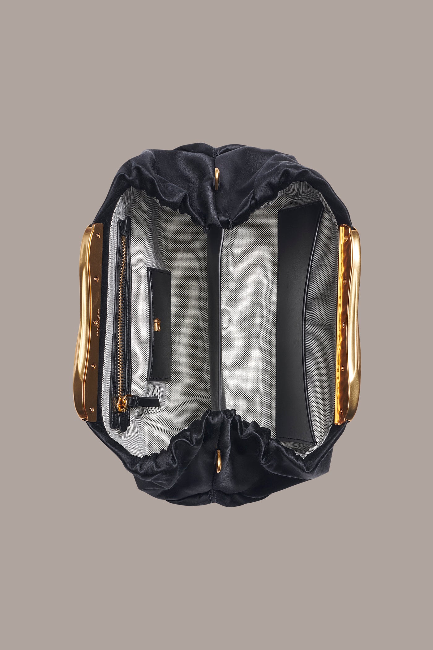 POPLIN SATIN CLUTCH VIEW 6 | New Arrivals