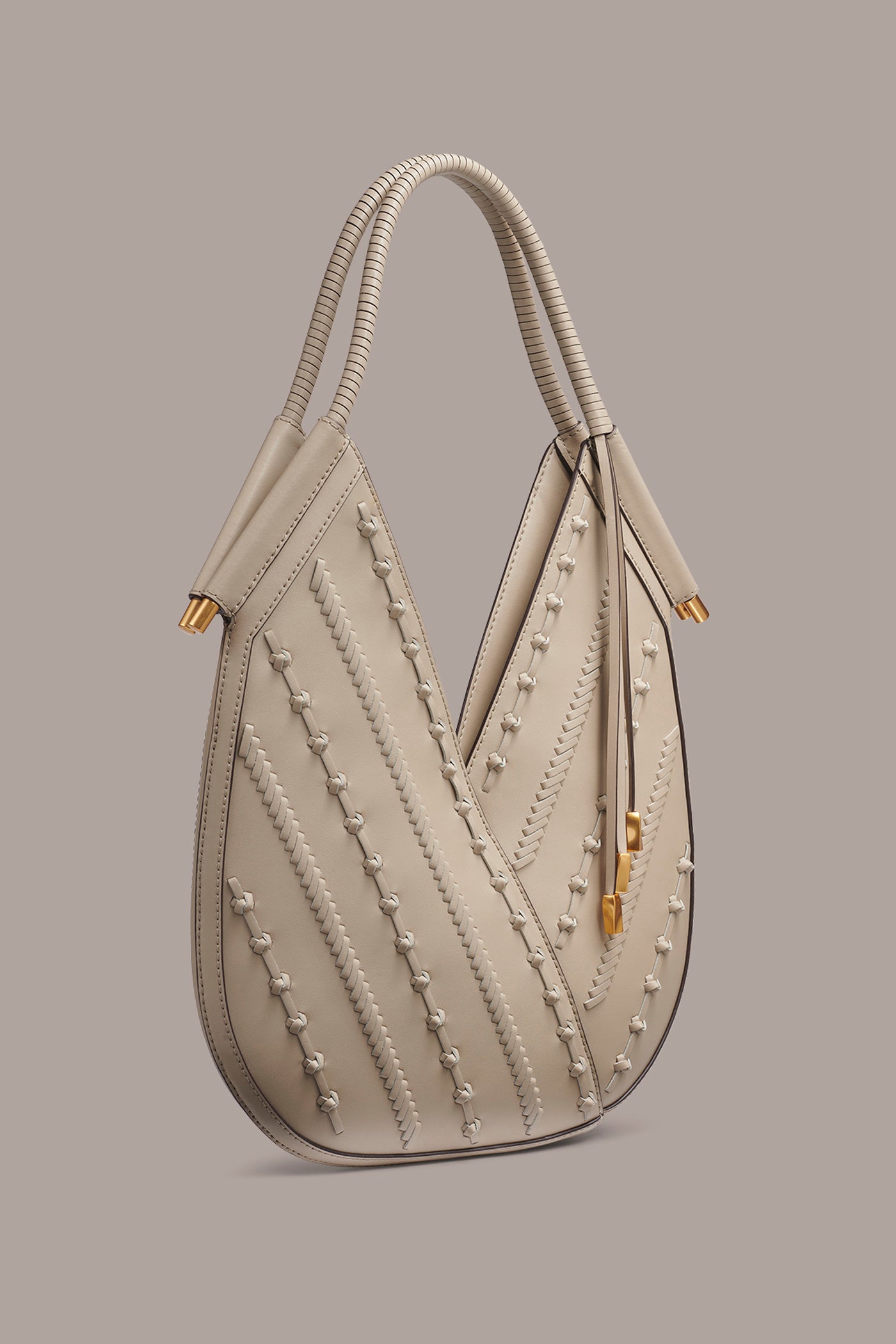 BALDWIN LEATHER KNOT MINI SHOULDER BAG | View 2 | Adriana Edit