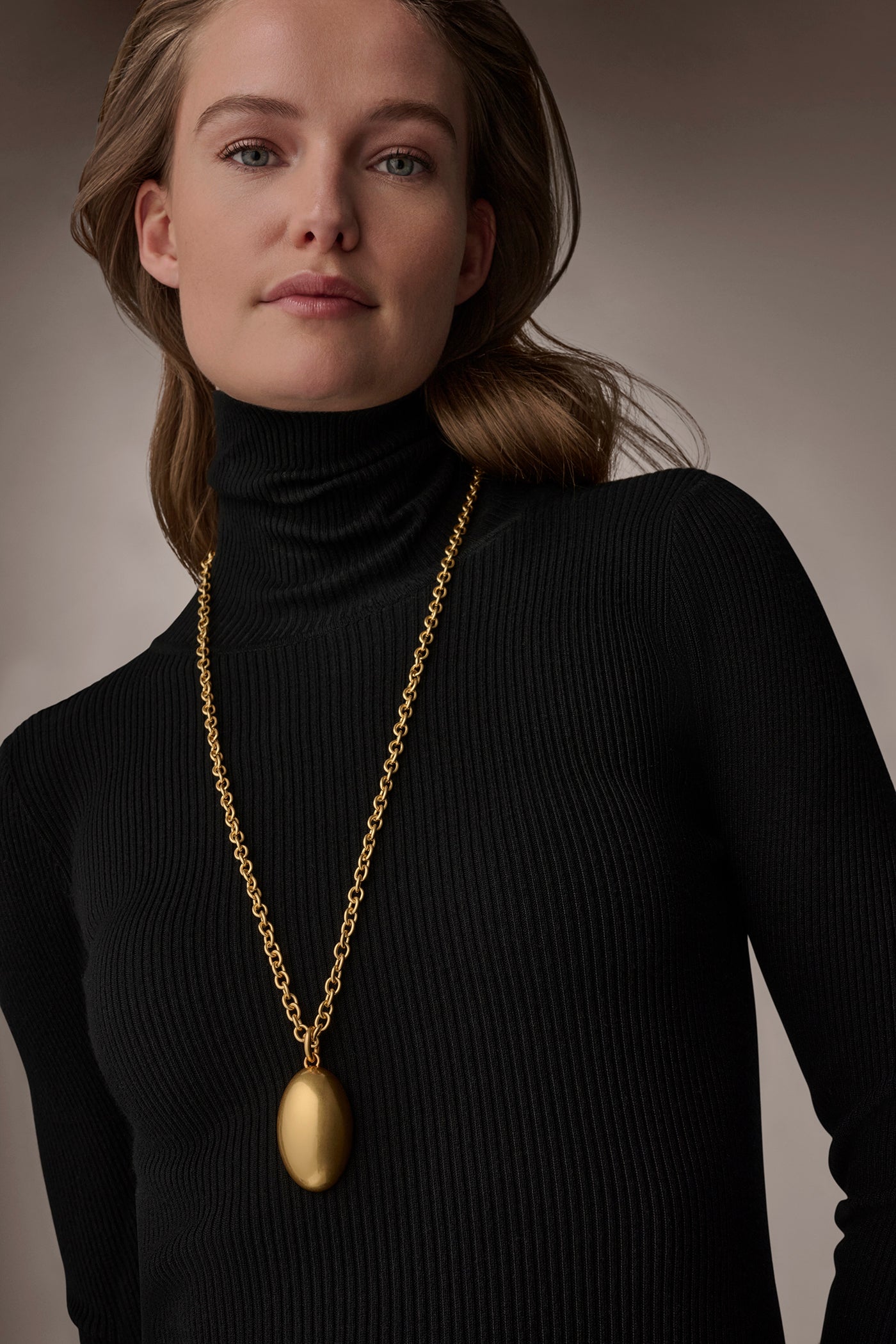 LONG PEBBLE PENDANT NECKLACE VIEW 6 | All Products