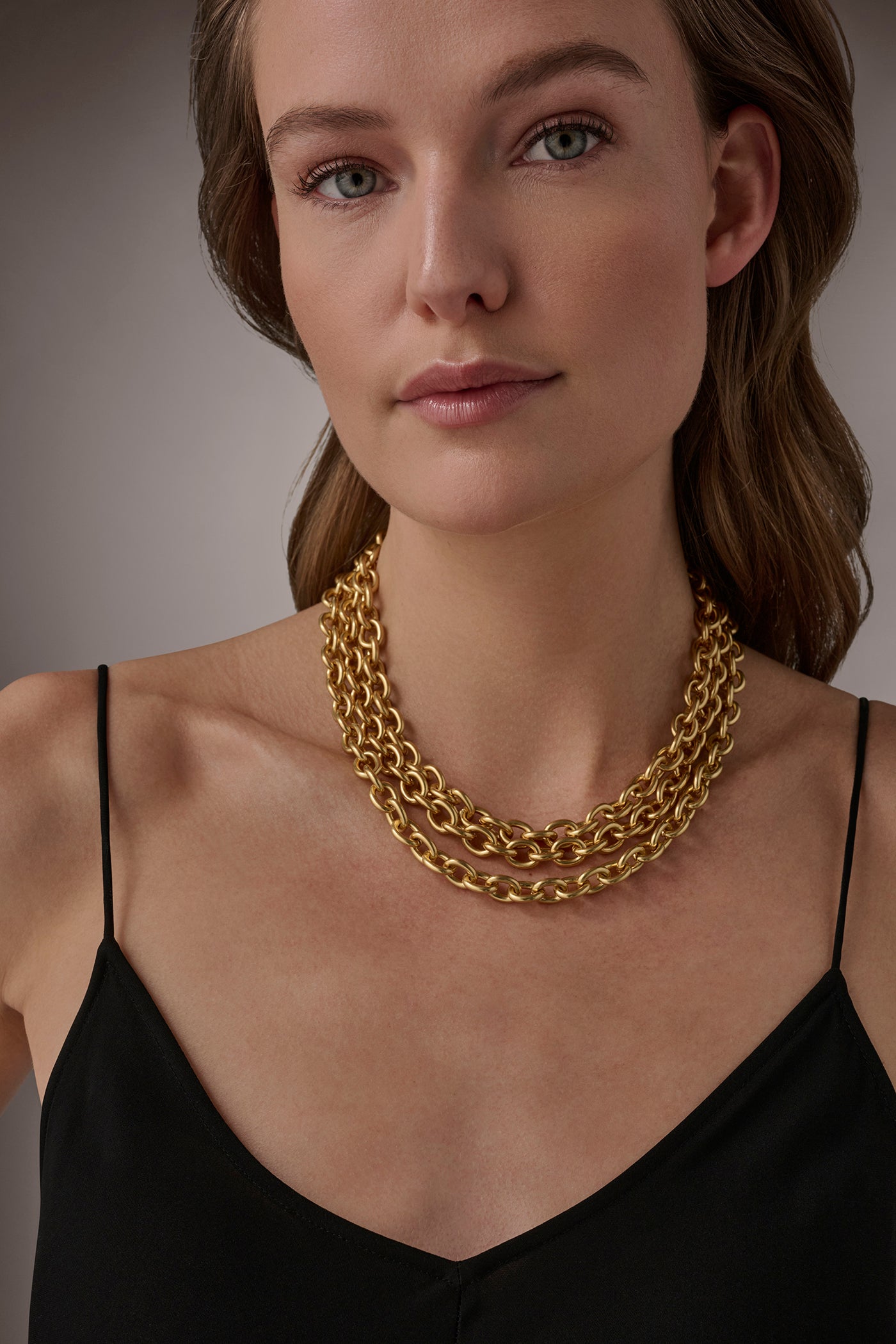 MULTI ROW CHAIN LINK COLLAR NECKLACE | View 2 | All Products