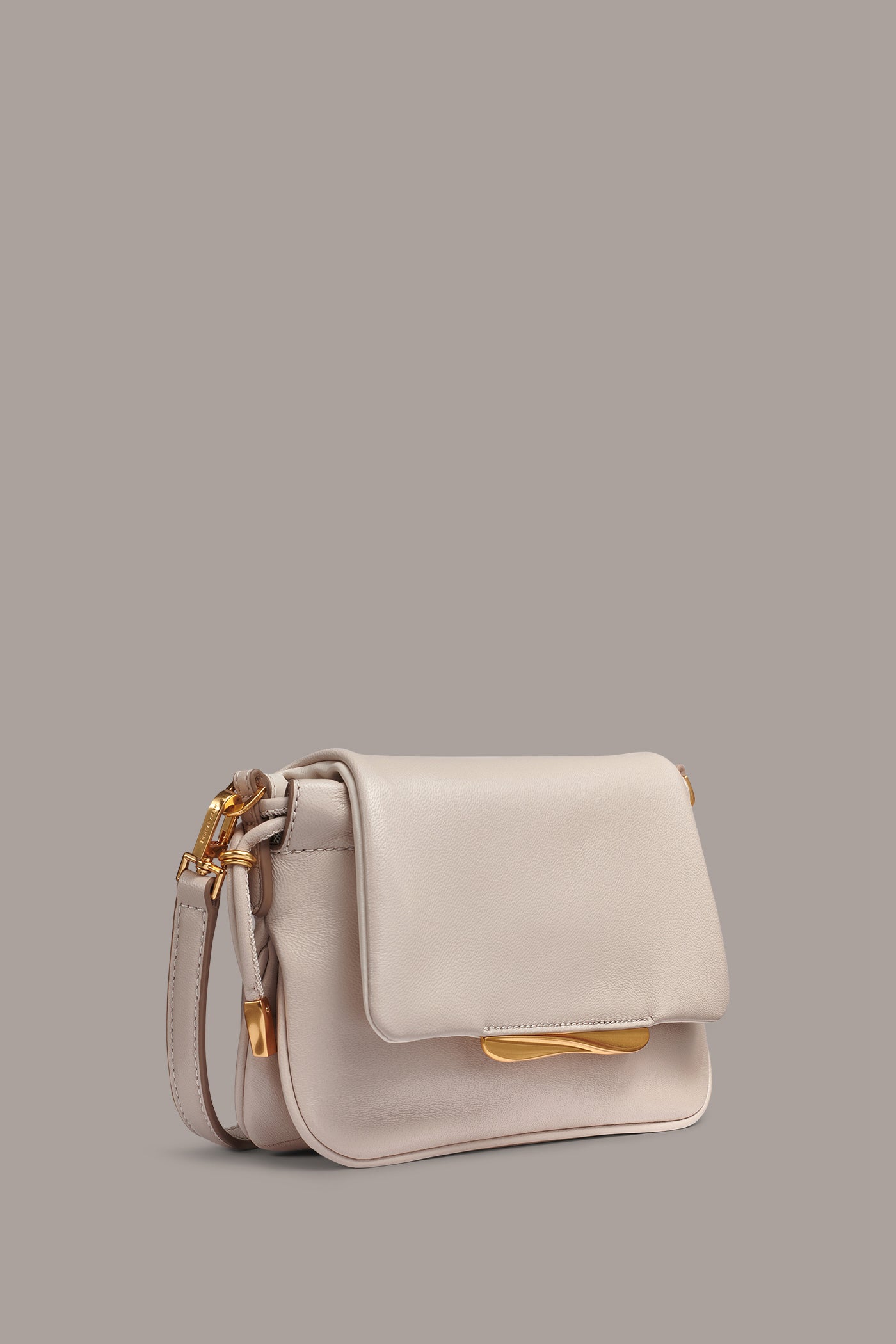 MOHAIR LEATHER CROSSBODY BAG VIEW 2