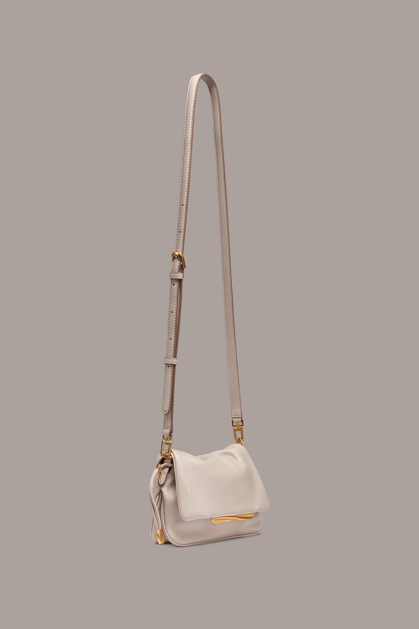 MOHAIR LEATHER CROSSBODY BAG VIEW 7
