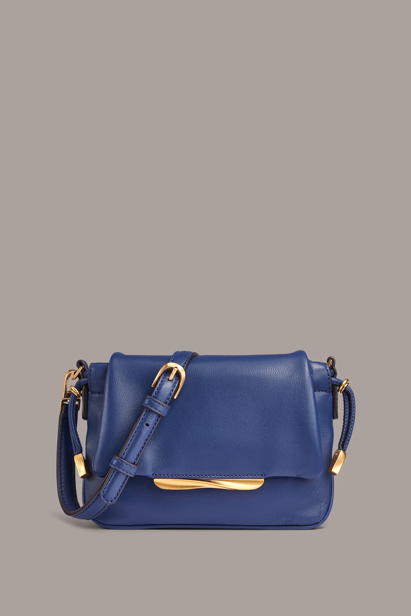 MOHAIR LEATHER CROSSBODY BAG VIEW 1