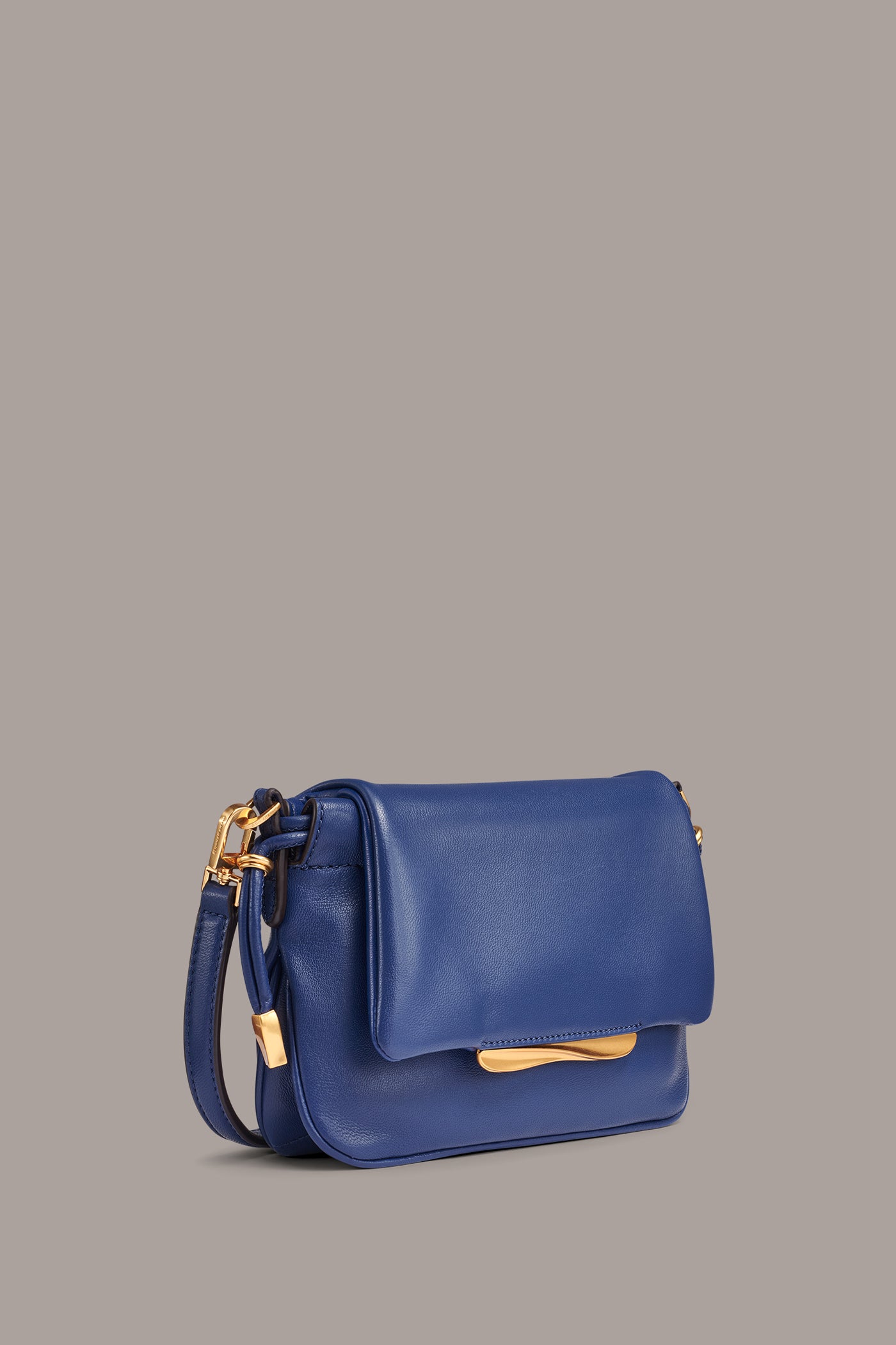 MOHAIR LEATHER CROSSBODY BAG VIEW 2