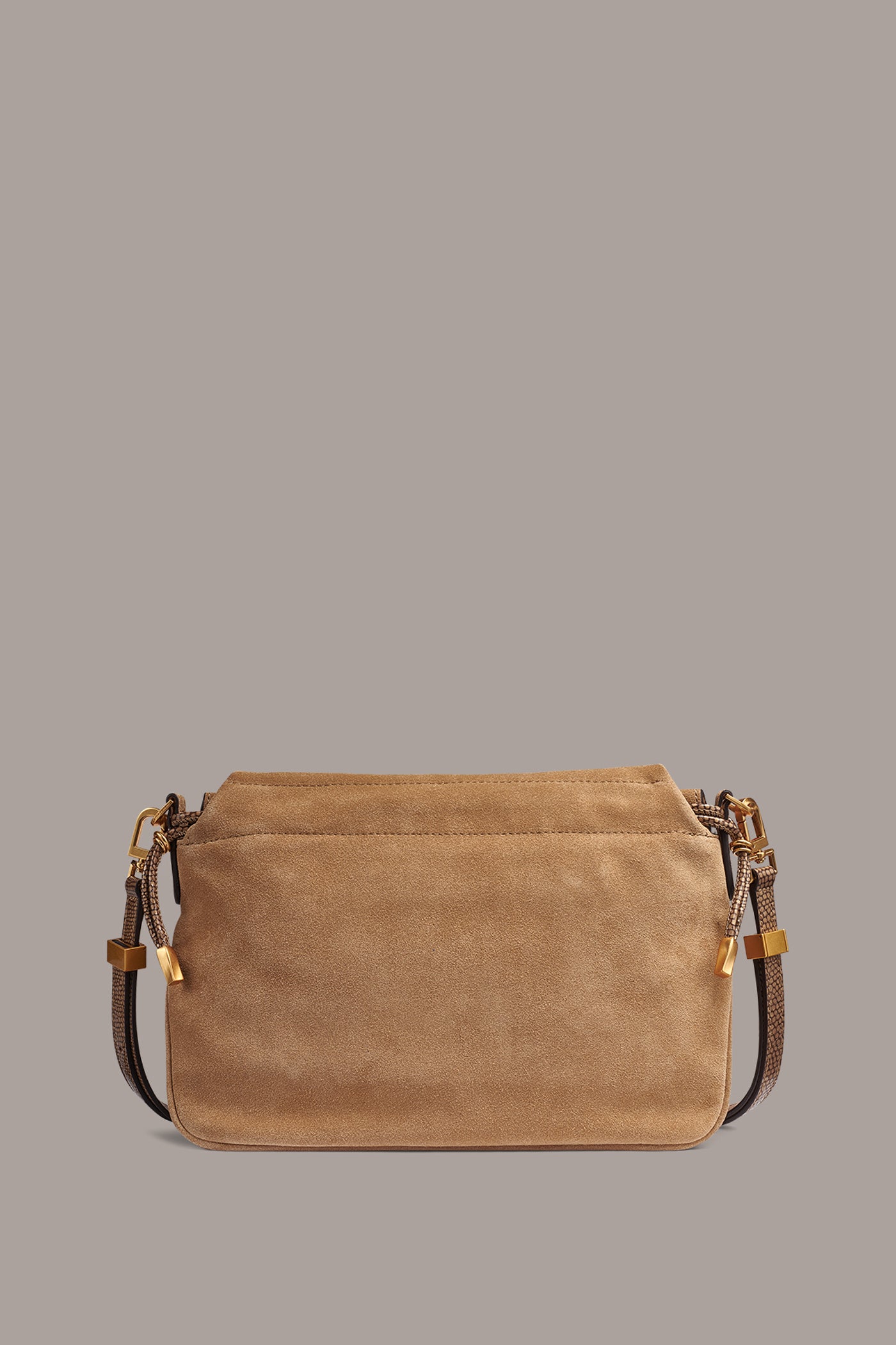 MOHAIR SUEDE SHOULDER BAG VIEW 3