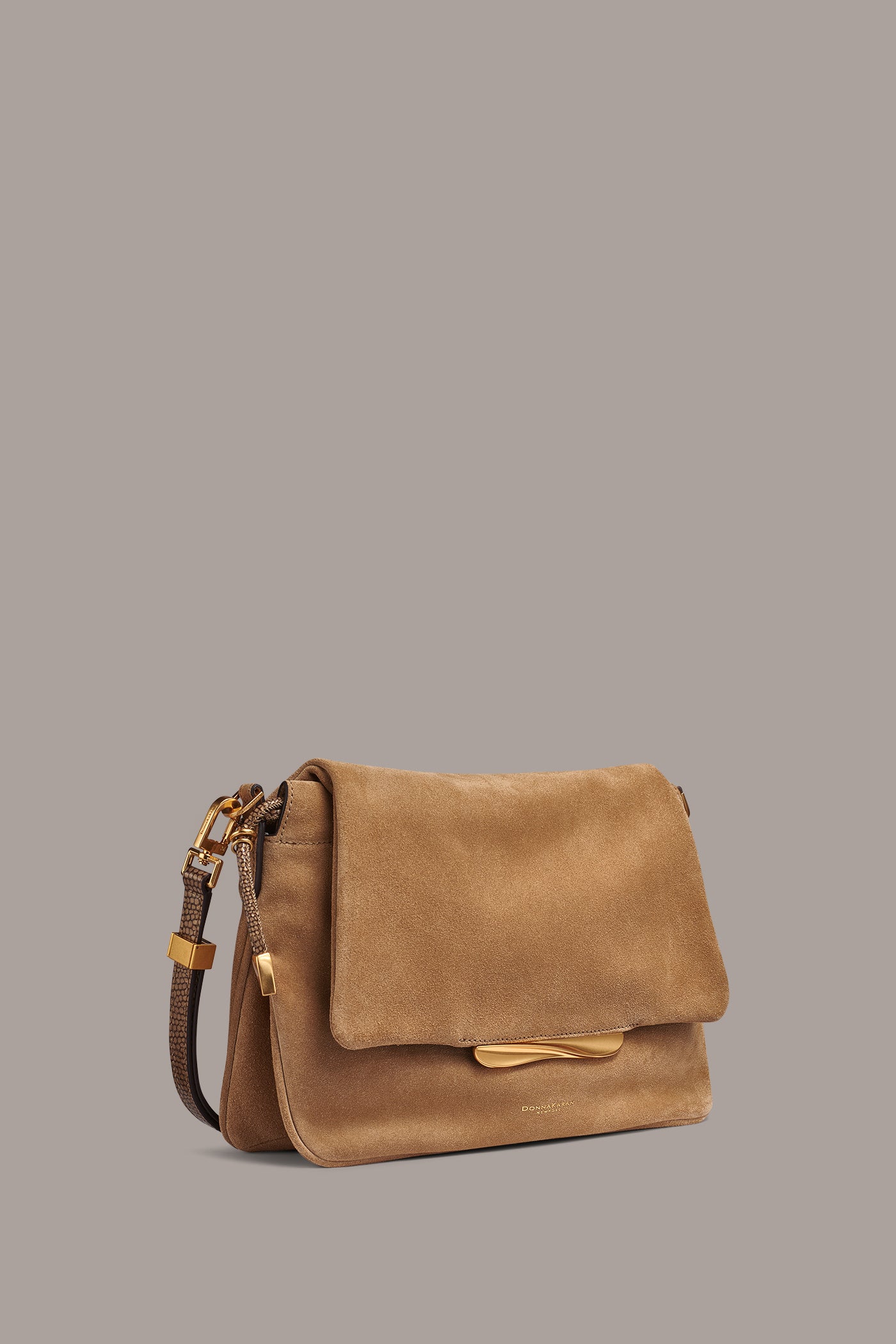 MOHAIR SUEDE SHOULDER BAG VIEW 2