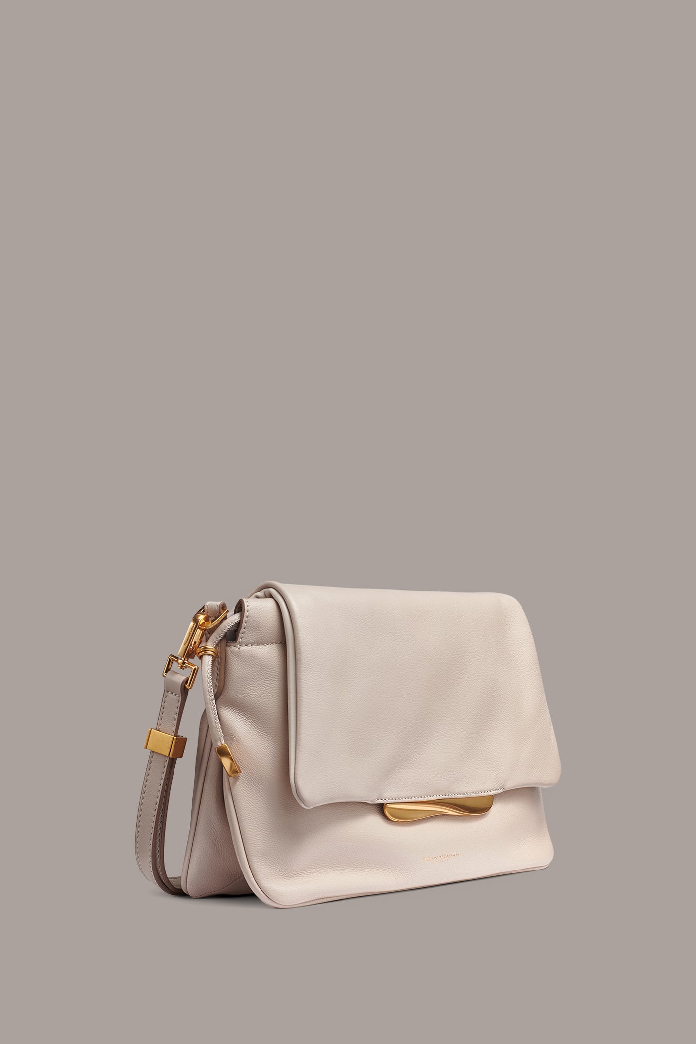 MOHAIR LEATHER SHOULDER BAG VIEW 2