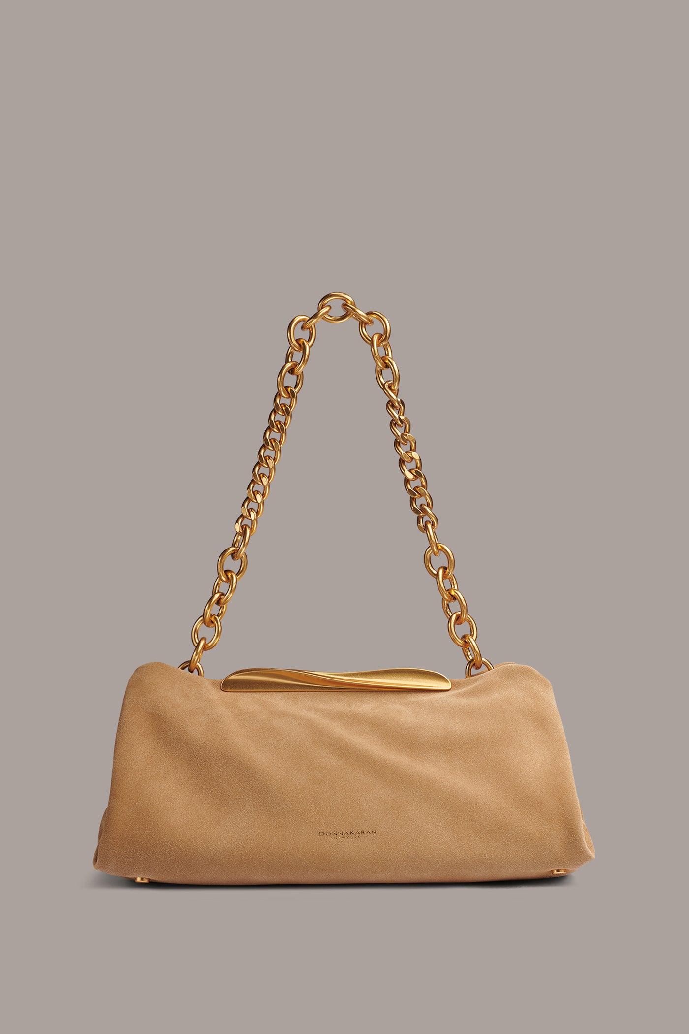 POPLIN SUEDE CLUTCH VIEW 1