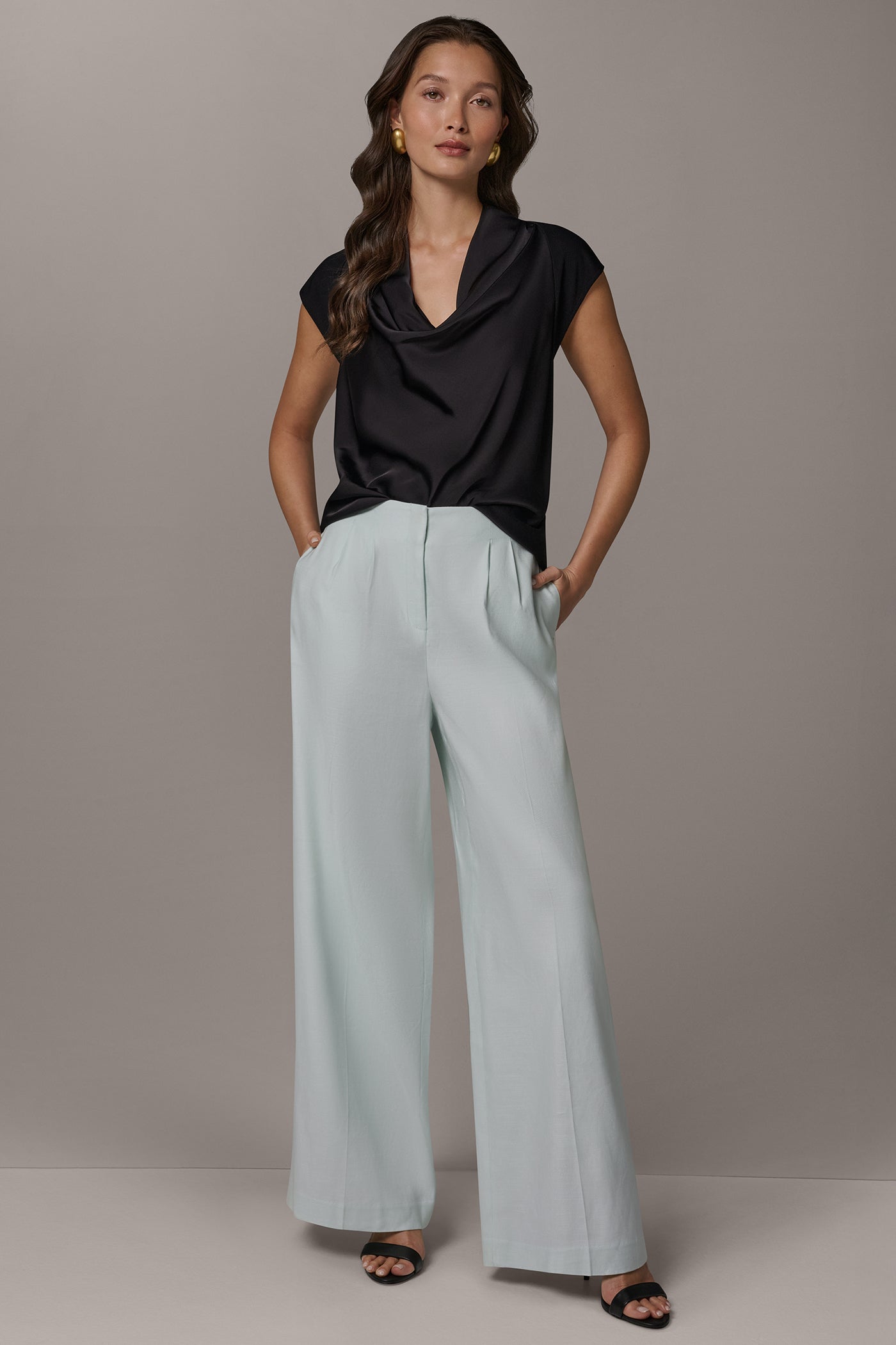 EXTRA HIGH-RISE PLEATED WIDE-LEG PANT VIEW 5 | New clothing