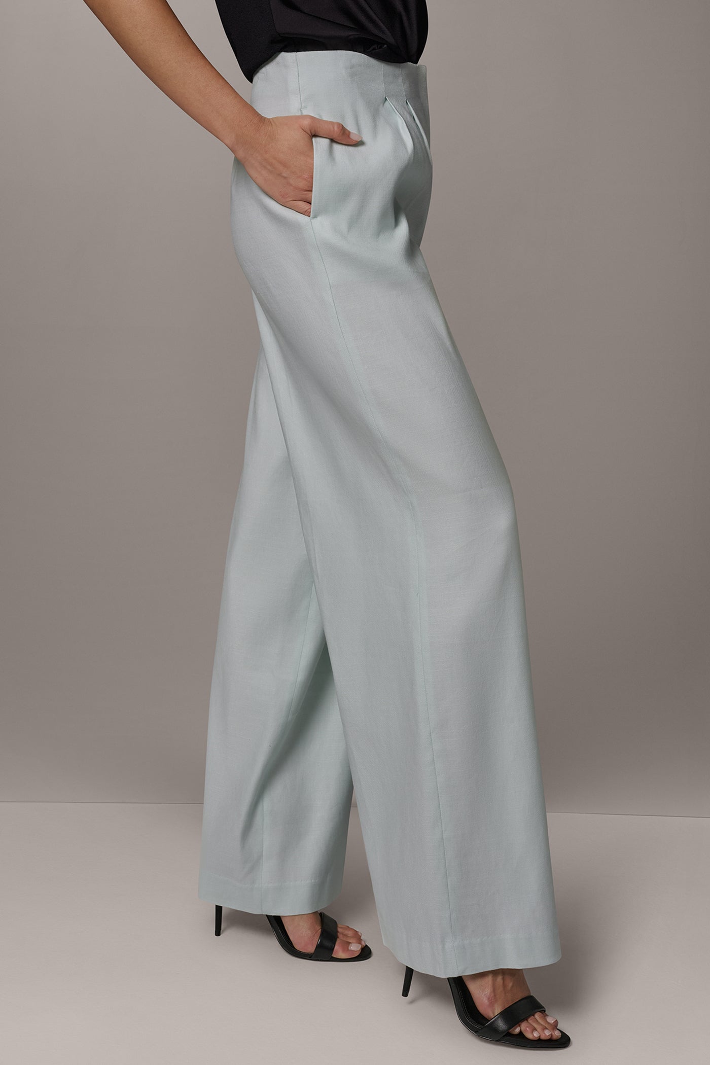 EXTRA HIGH-RISE PLEATED WIDE-LEG PANT VIEW 3 | New clothing