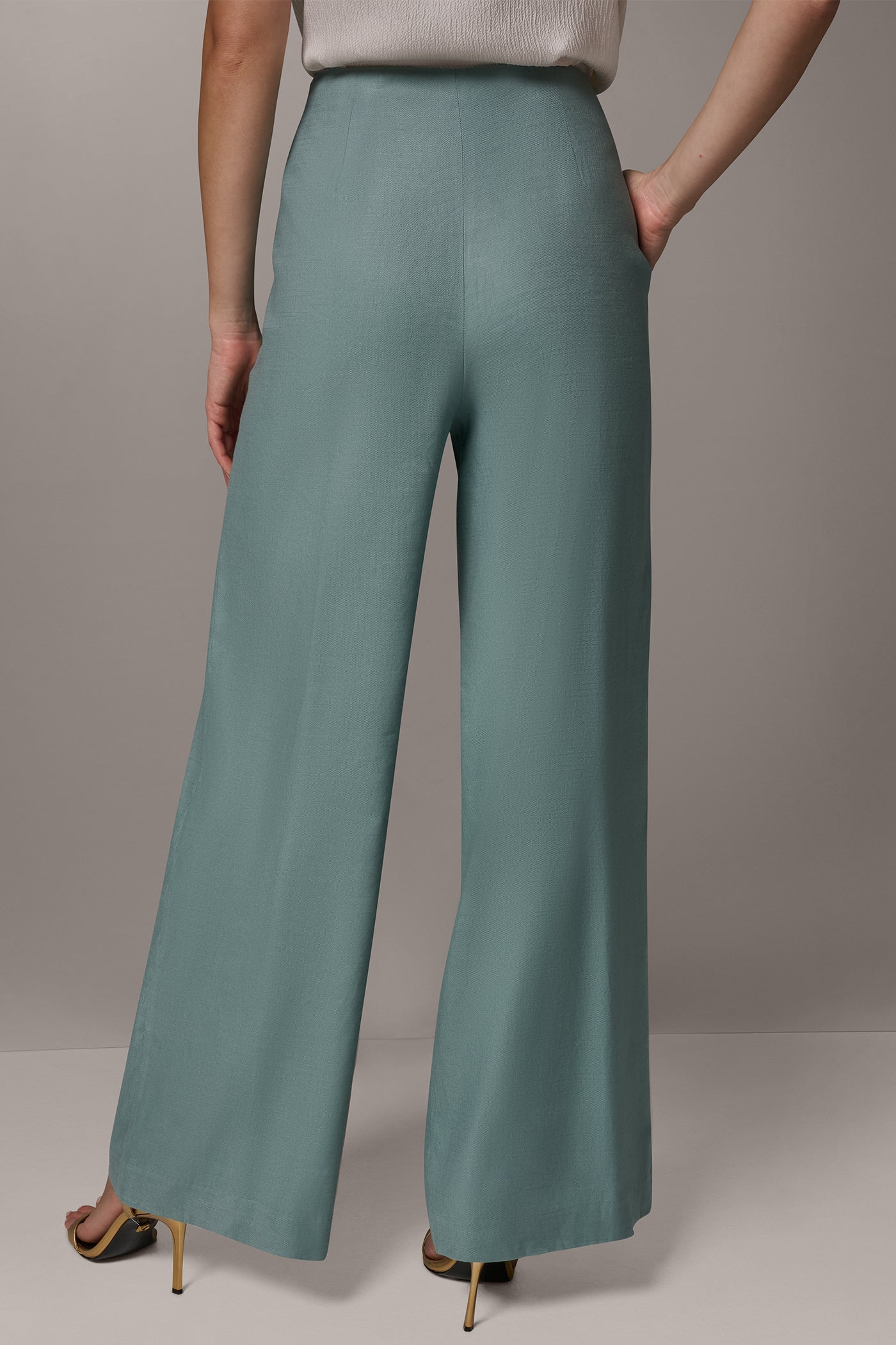 EXTRA HIGH-RISE PLEATED WIDE-LEG PANT | View 2 | New clothing