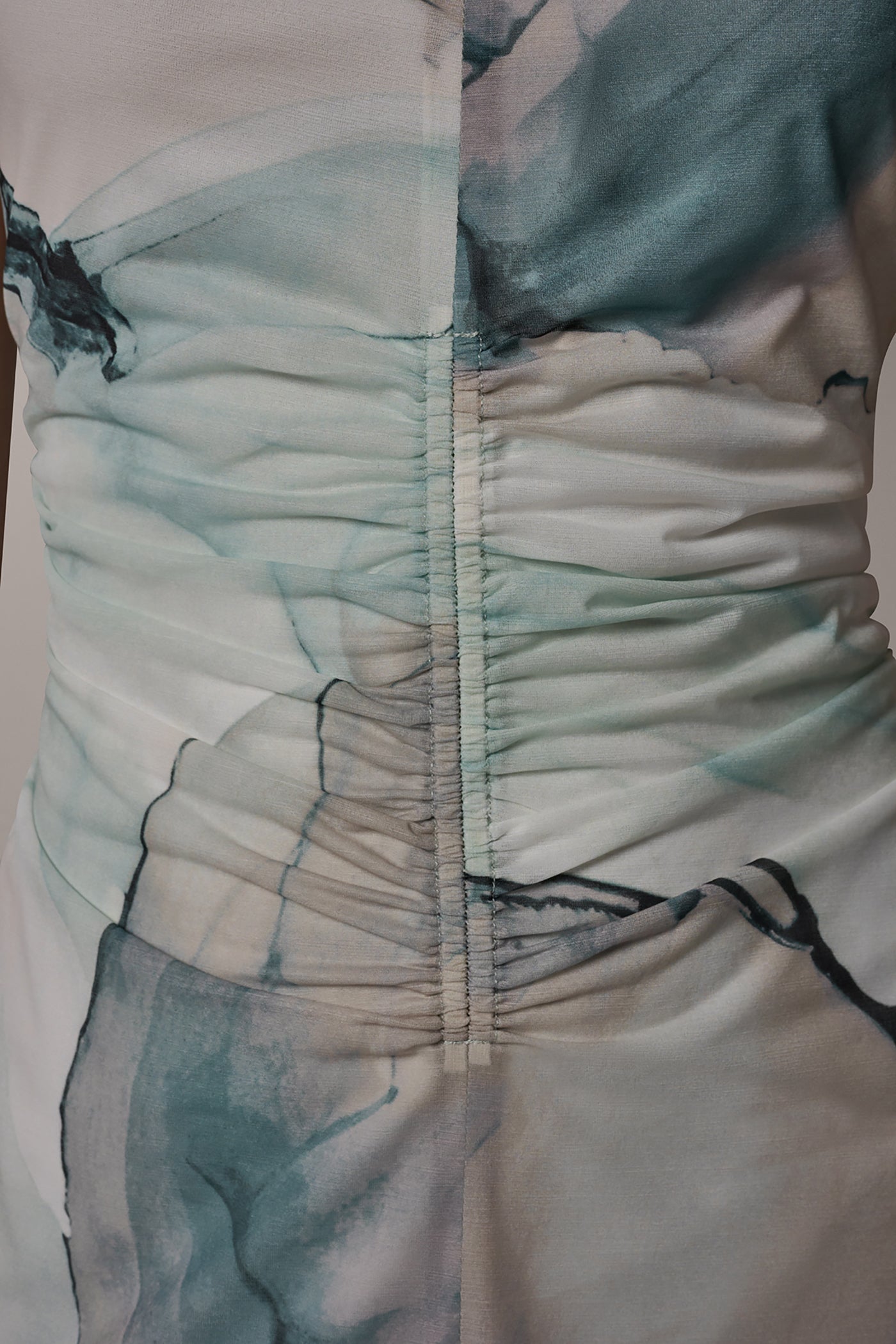 CHIFFON STRIPE MIDI SHIFT DRESS VIEW 6 | Dresses & Jumpsuits