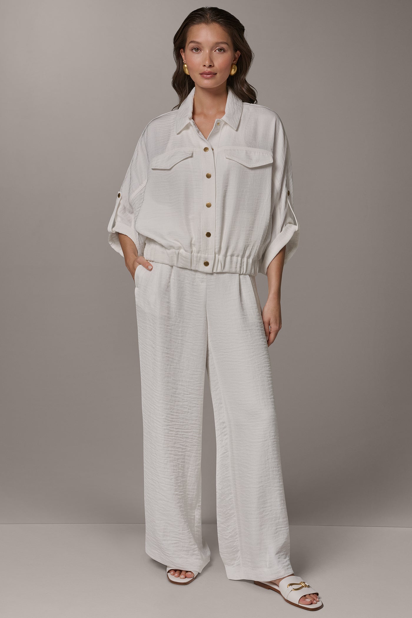 CINCHED HEM SHIRT VIEW 10 | New clothing