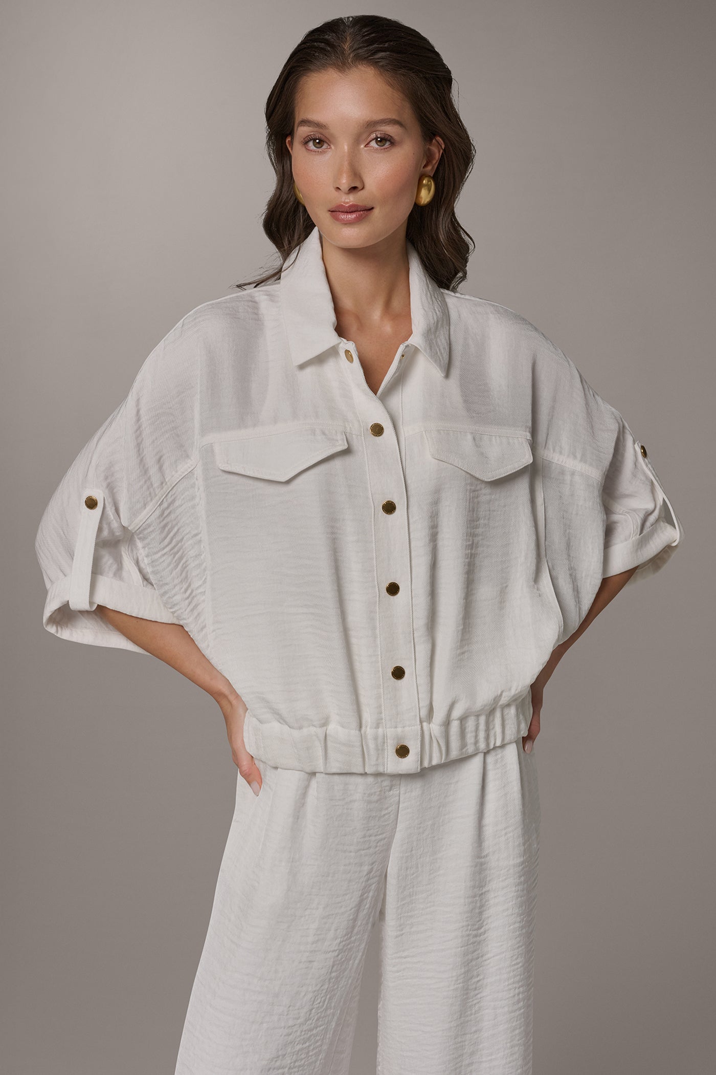 CINCHED HEM SHIRT | View 1 | New clothing