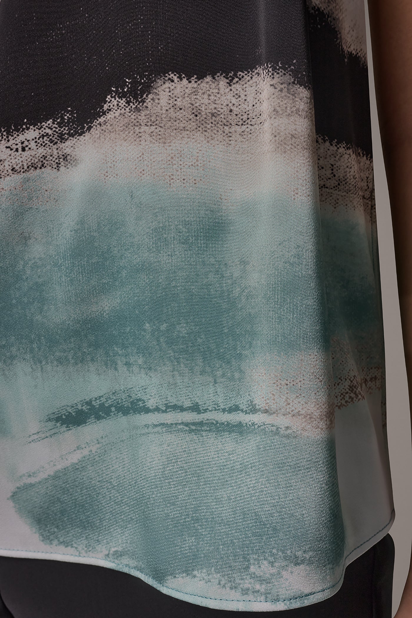 STRIPED DRAPE TWIST SHOULDER BLOUSE VIEW 7 | New clothing