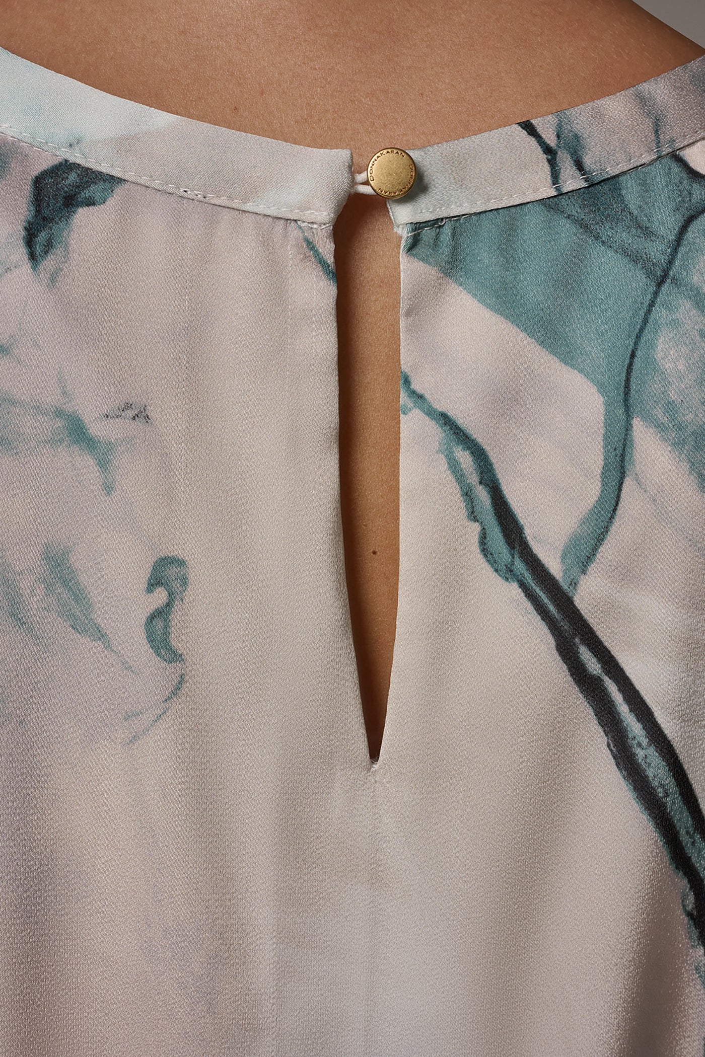 MARBLE GOLD-TONE EMBELLISHED SHOULDER TOP VIEW 7 | New clothing