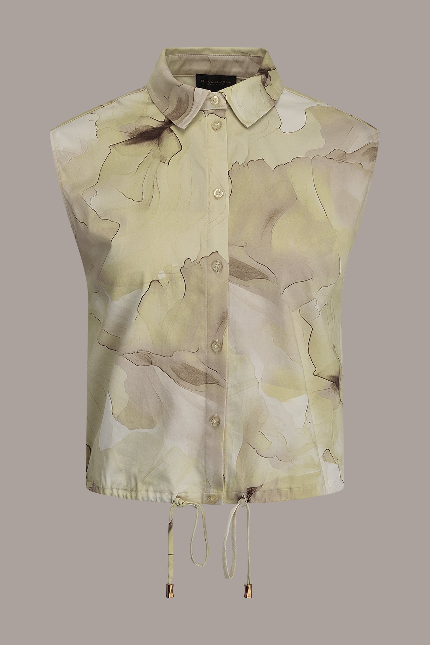 SLEEVELESS COLLARED BLOUSE VIEW 8