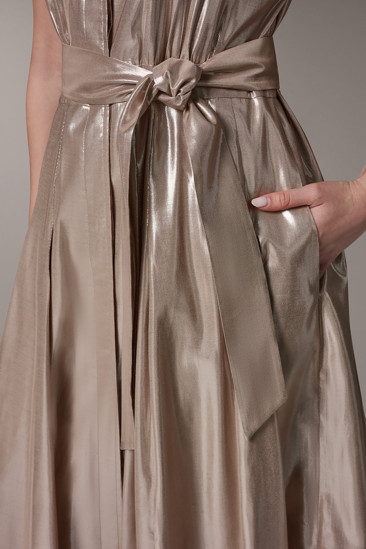 SHORT SLEEVE MIDI SHIRT DRESS VIEW 7 | Cocktail & Party