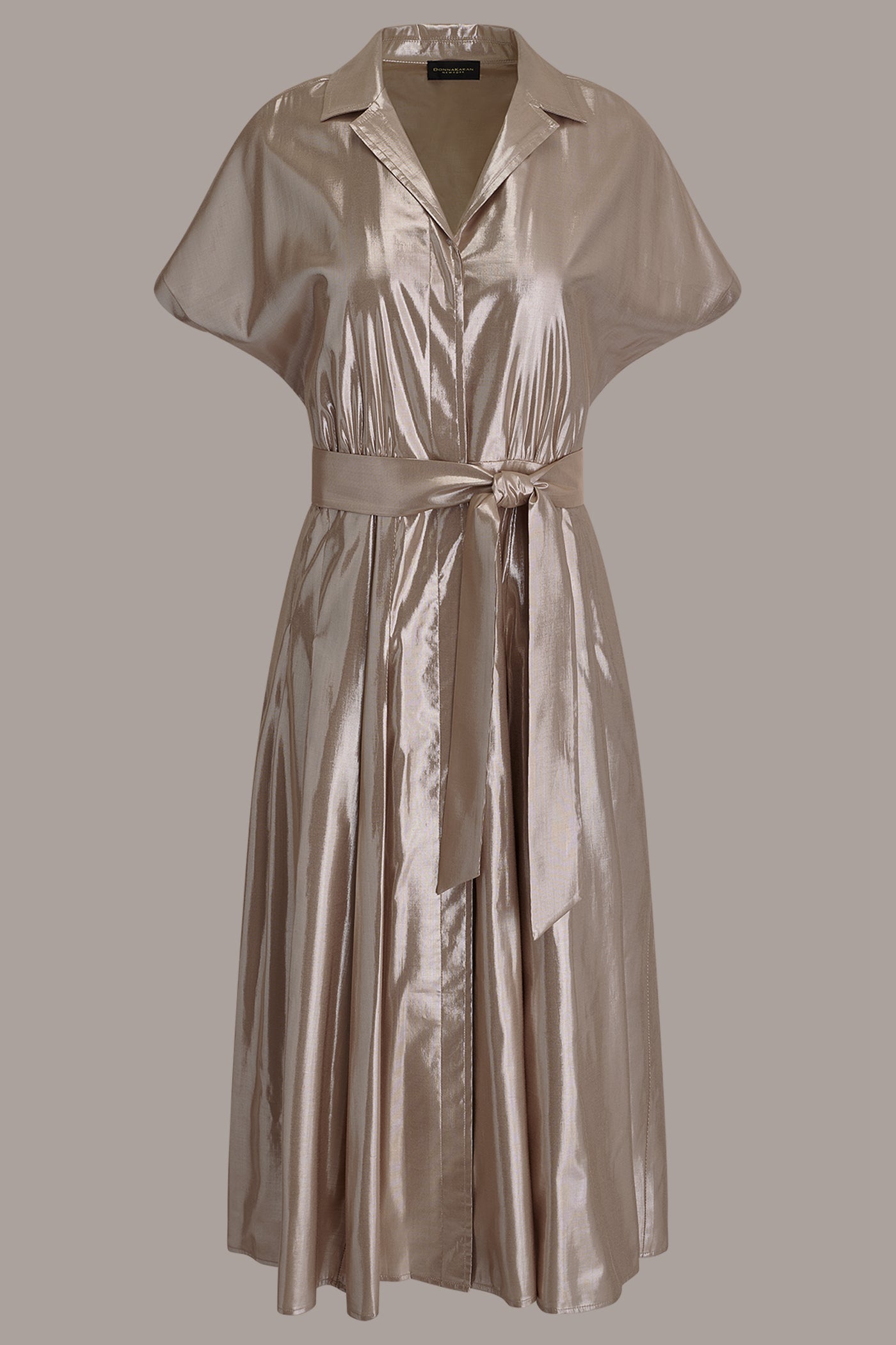 SHORT SLEEVE MIDI SHIRT DRESS VIEW 9 | Cocktail & Party