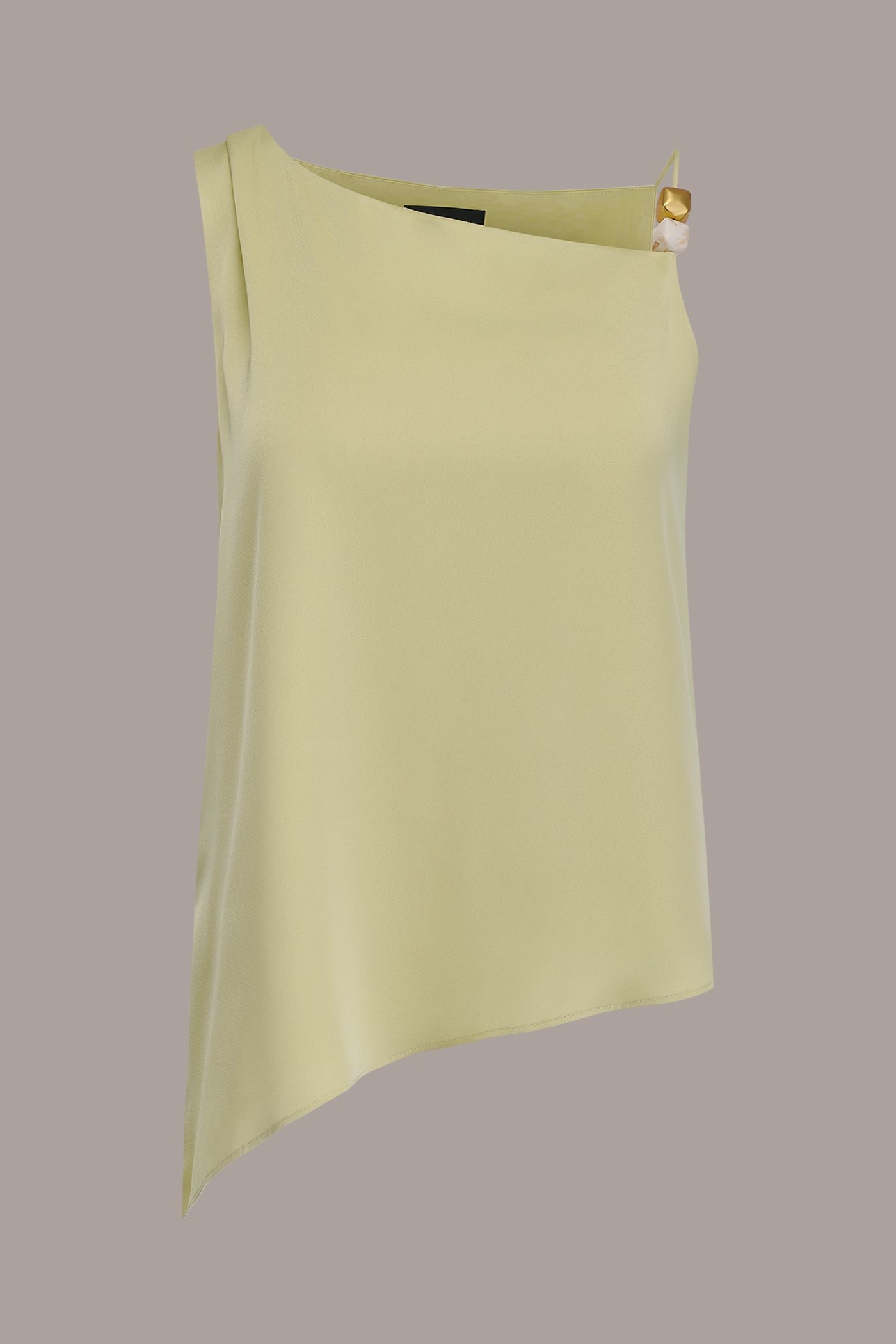 SLEEVELESS ASYMMETRIC BEAD TANK VIEW 8 | Tops