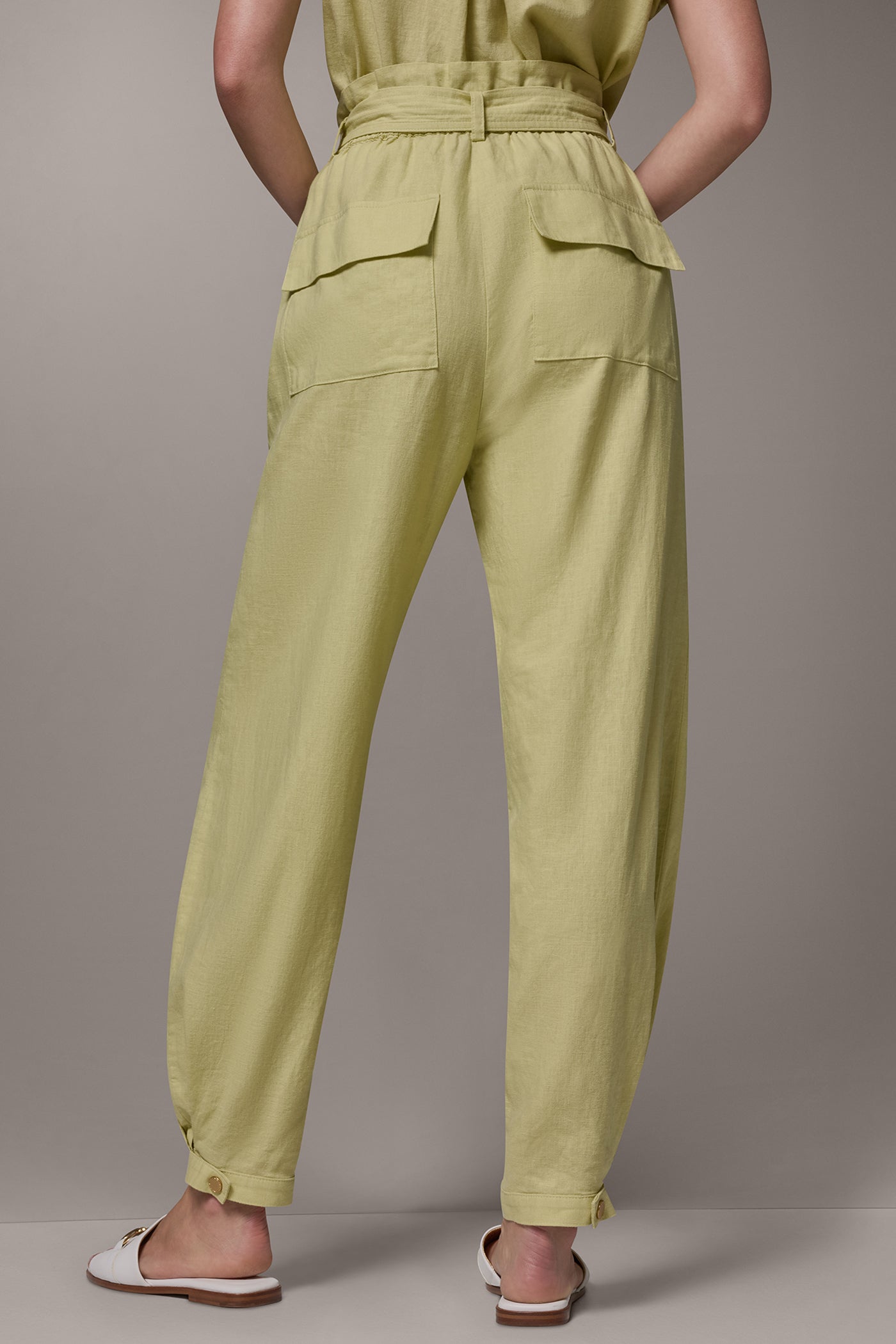 RELAXED PAPERBAG ANKLE PANT (alternate view)