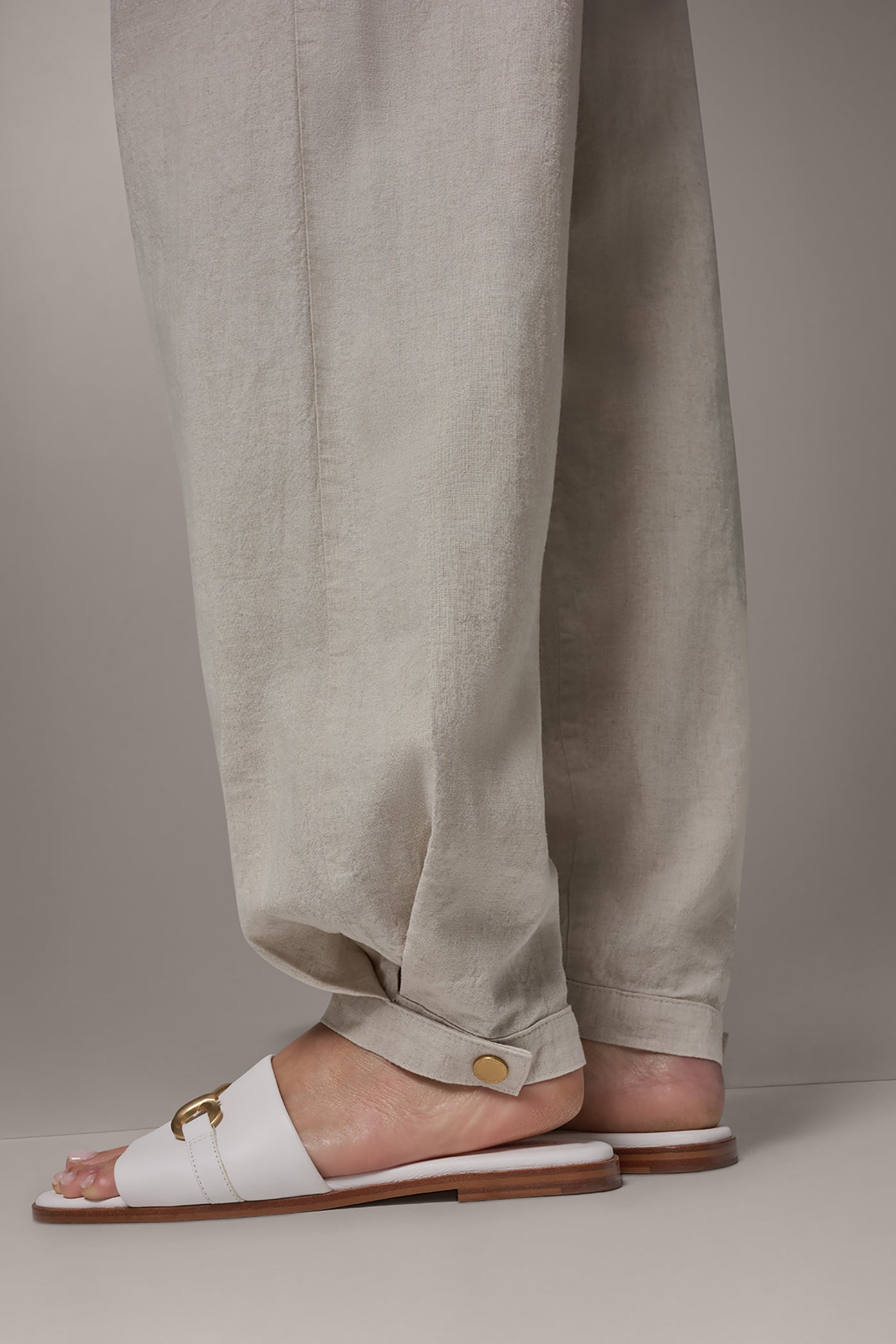 RELAXED PAPERBAG ANKLE PANT VIEW 5 | All Products