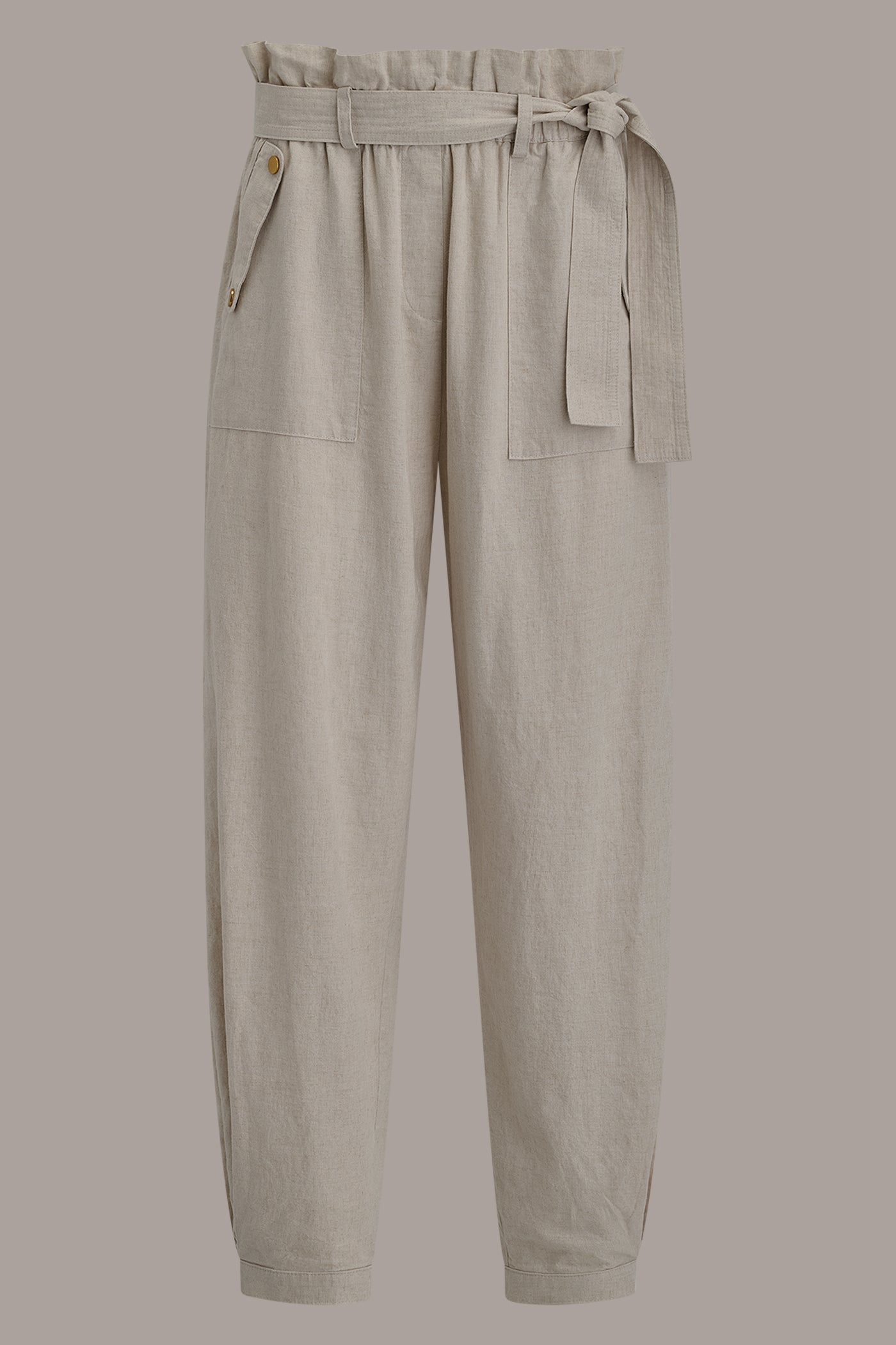 RELAXED PAPERBAG ANKLE PANT VIEW 8 | All Products