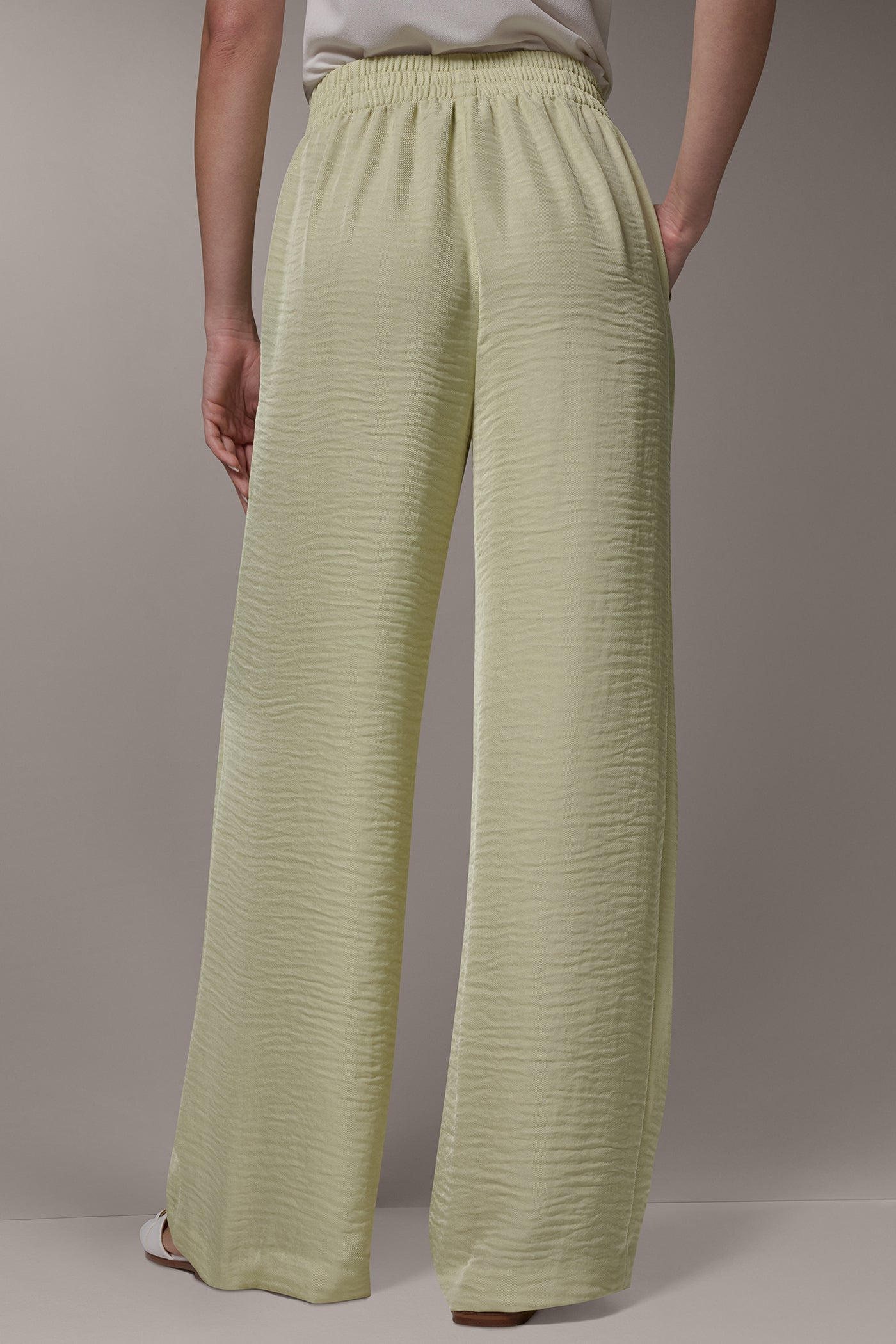 PLEATED WIDE LEG PANT | View 2 | Clothing