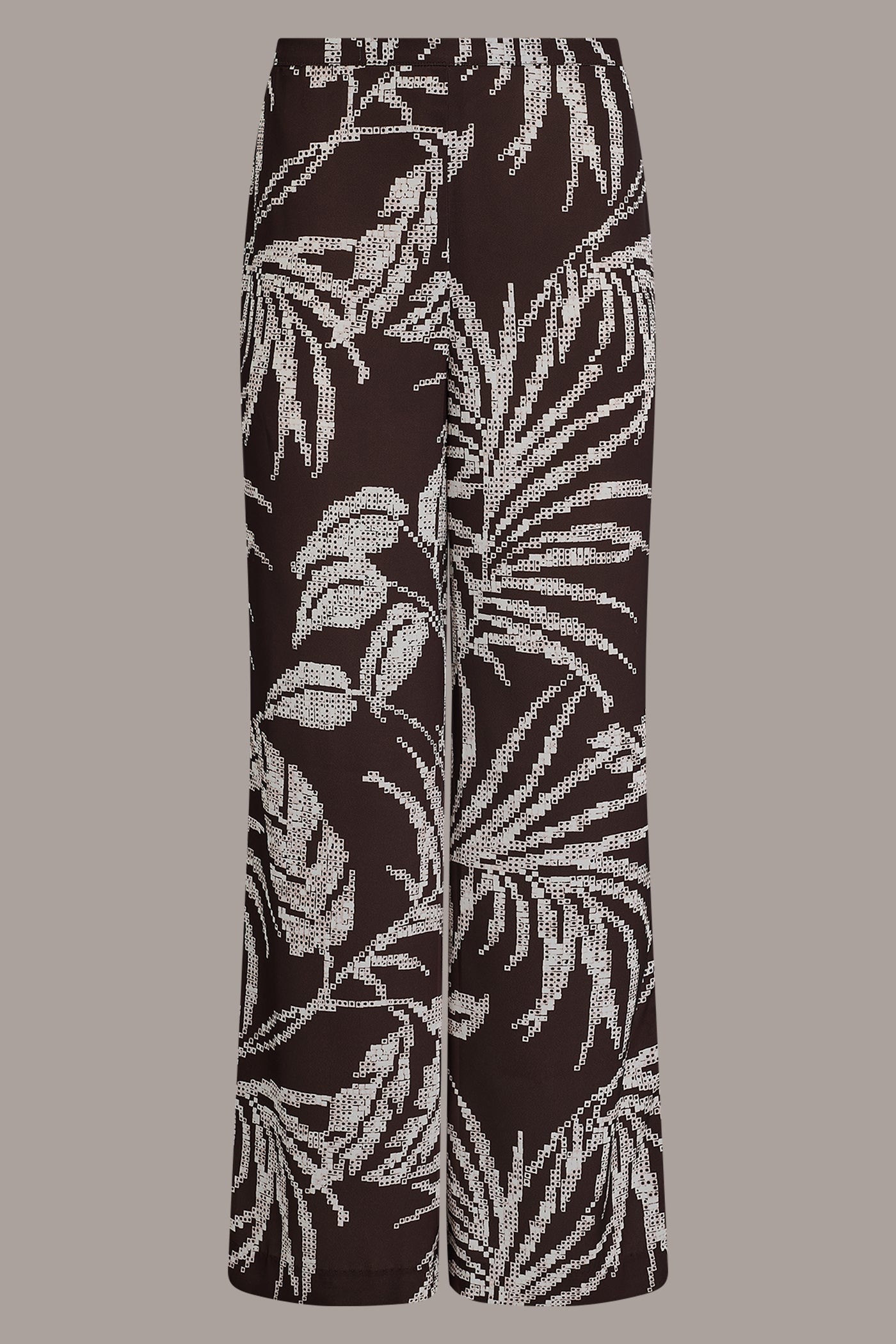 HIGH-RISE PRINT WIDE-LEG PANT VIEW 6