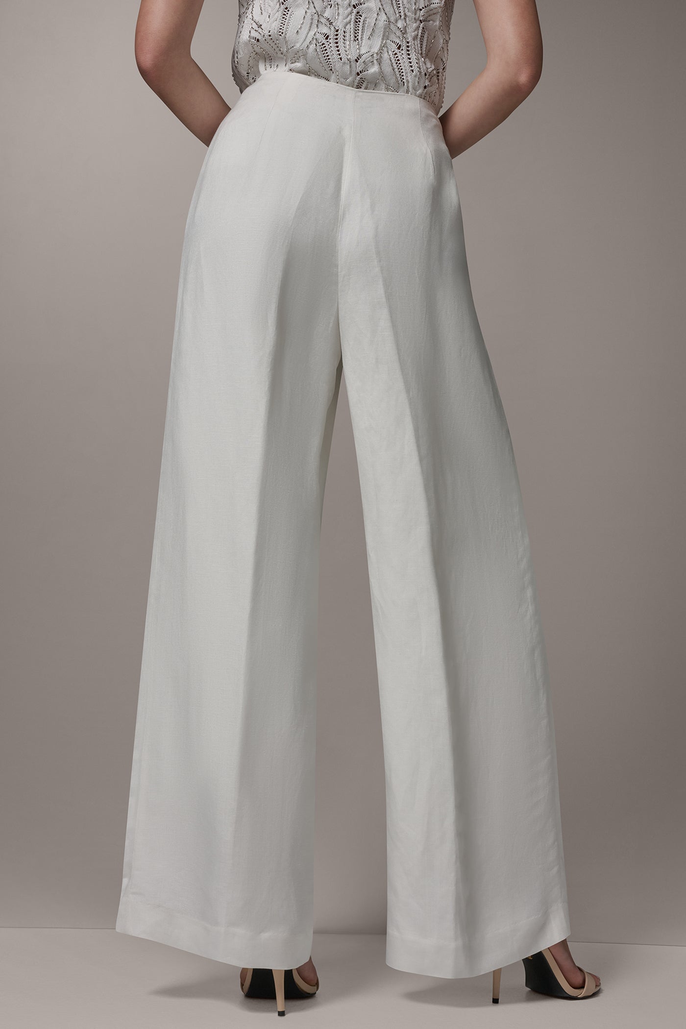HIGH-RISE WIDE-LEG PANT | View 2 | Pants