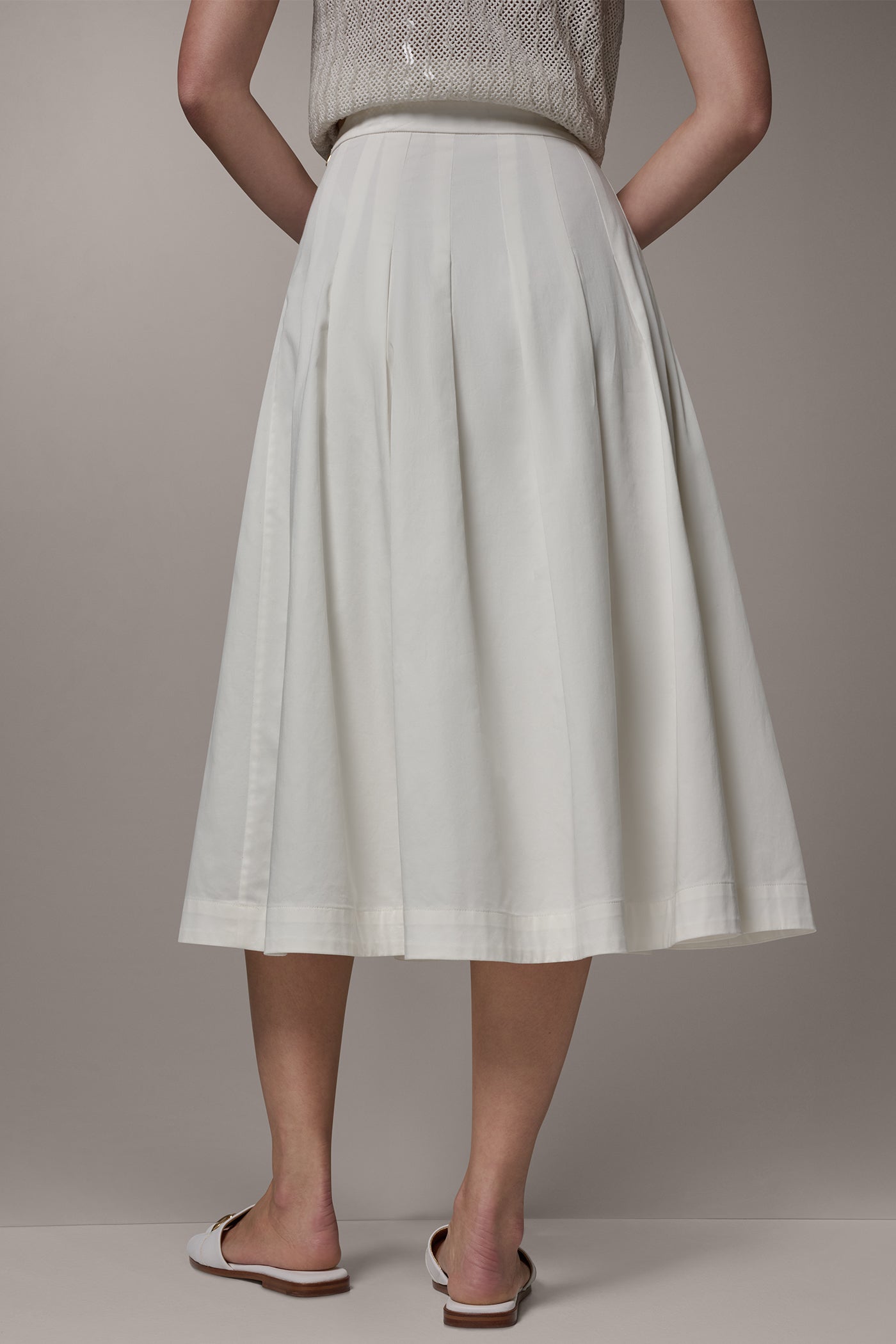 PLEATED MIDI SKIRT | View 2 | Skirts