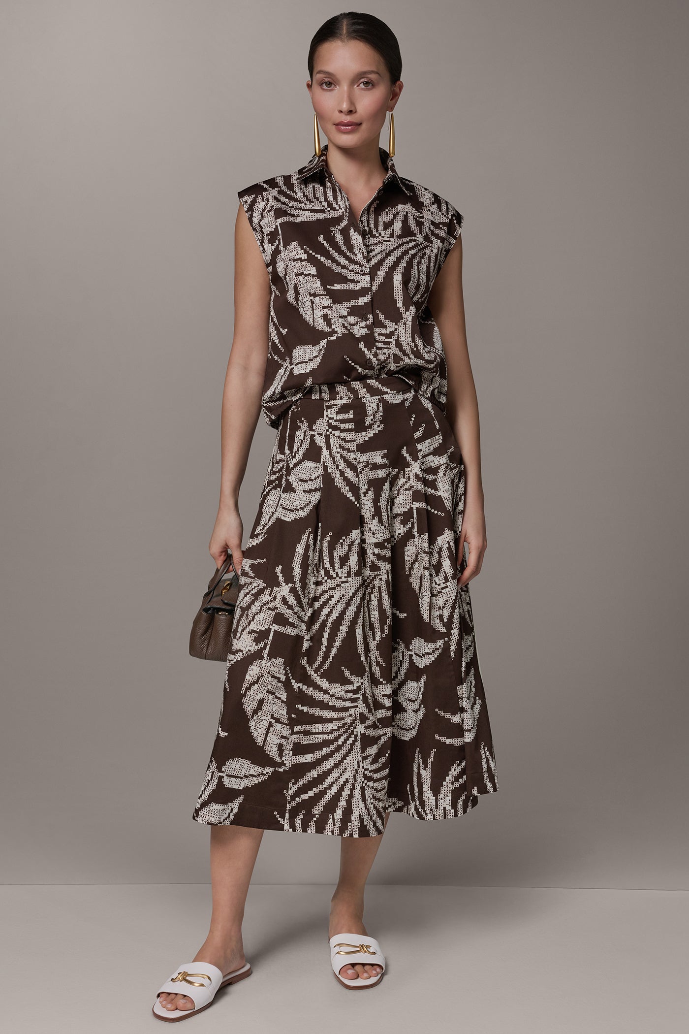 PLEATED MIDI SKIRT VIEW 7 | Skirts