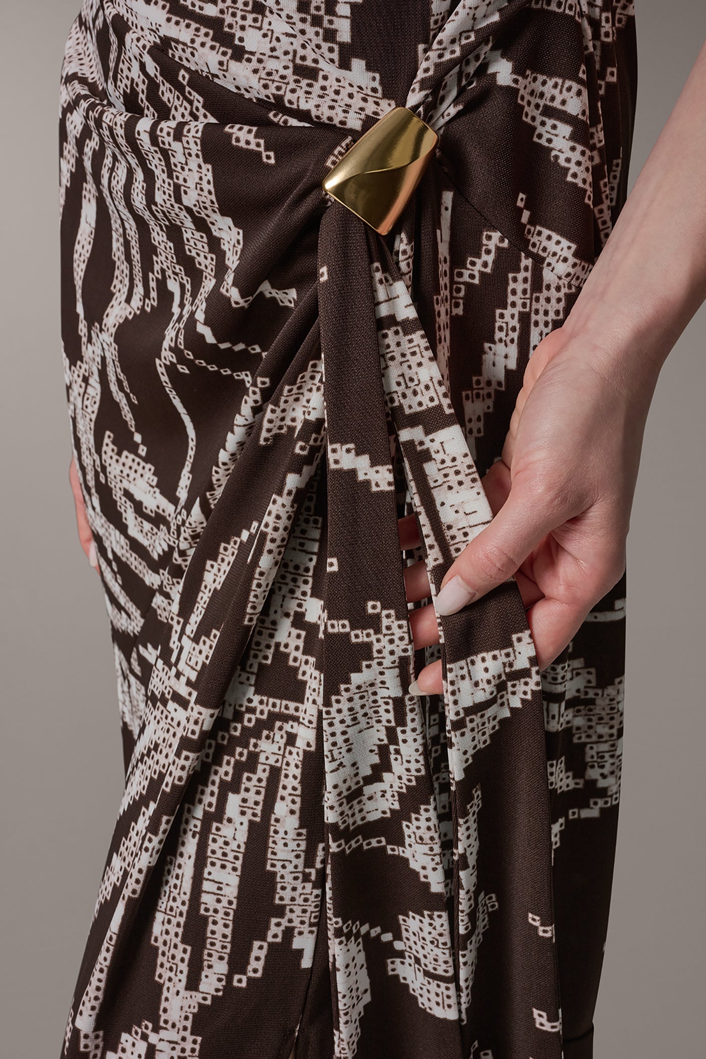 FLORAL SLEEVELESS COWL NECK MIDI DRESS VIEW 7 | Dresses & Jumpsuits