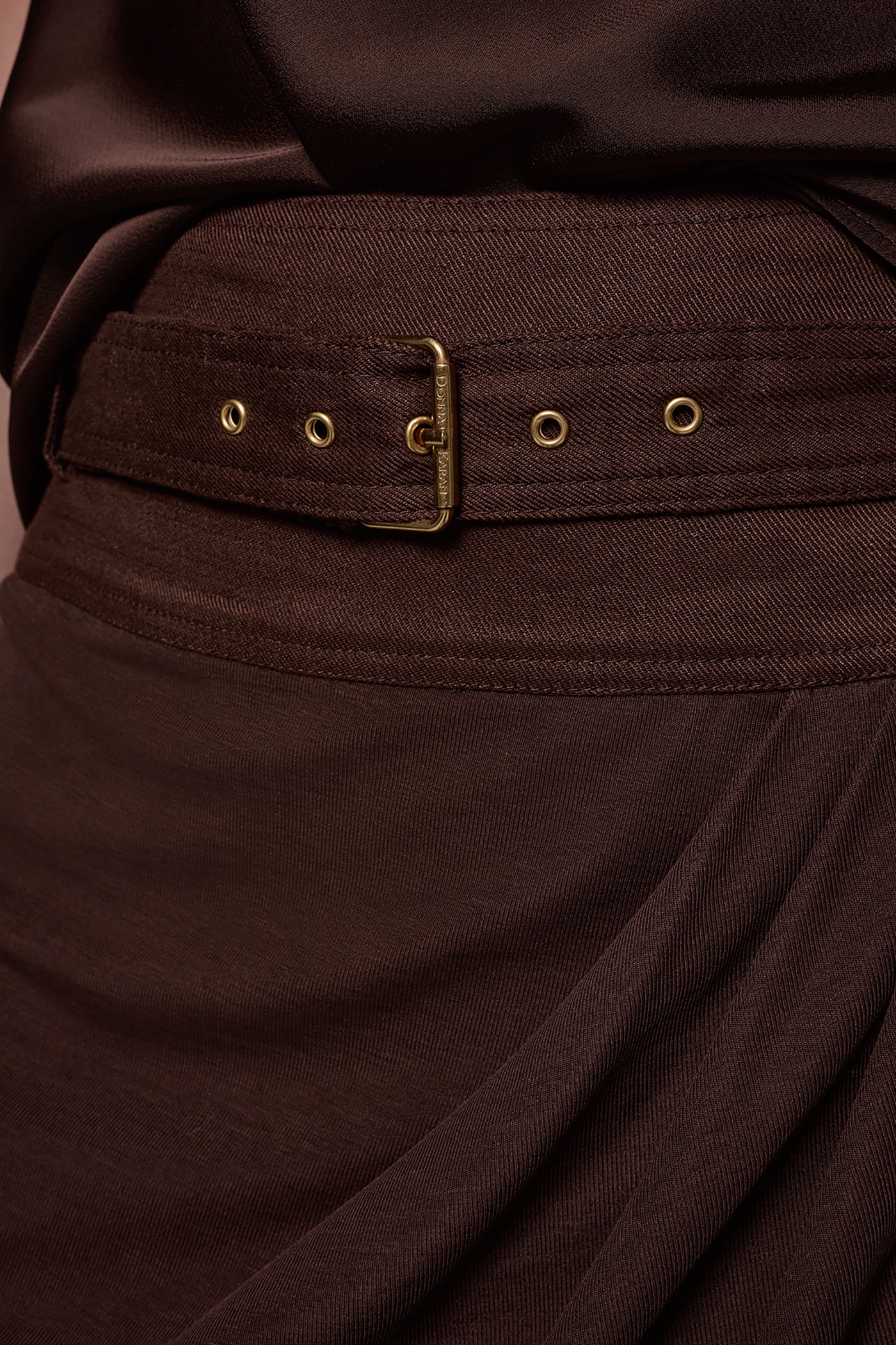 MIDI WRAP-EFFECT SKIRT VIEW 4
